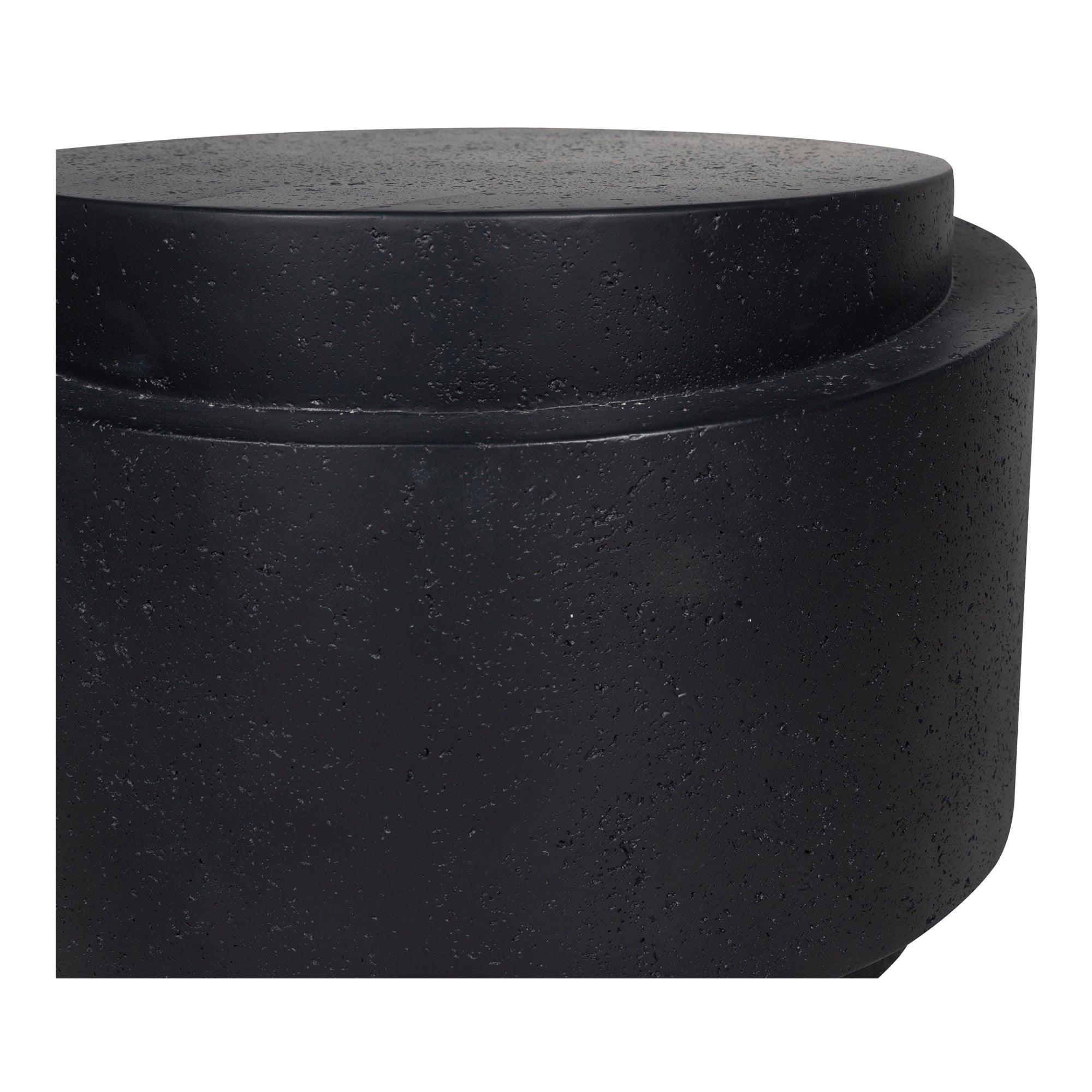 Cosmo Outdoor Accent Table Black