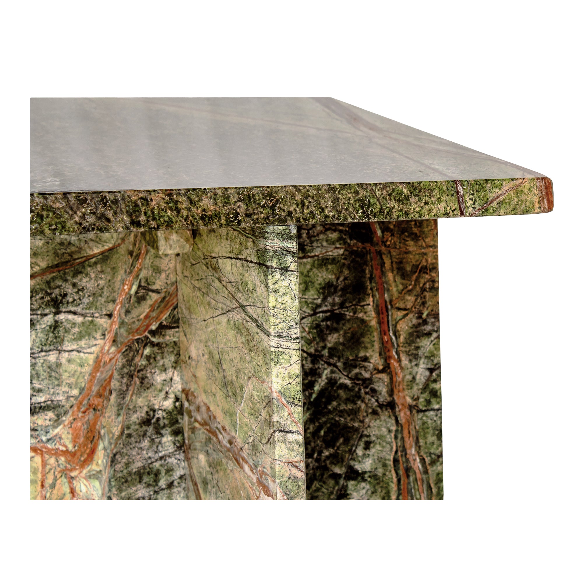 Blair Accent Table Rainforest Green Marble