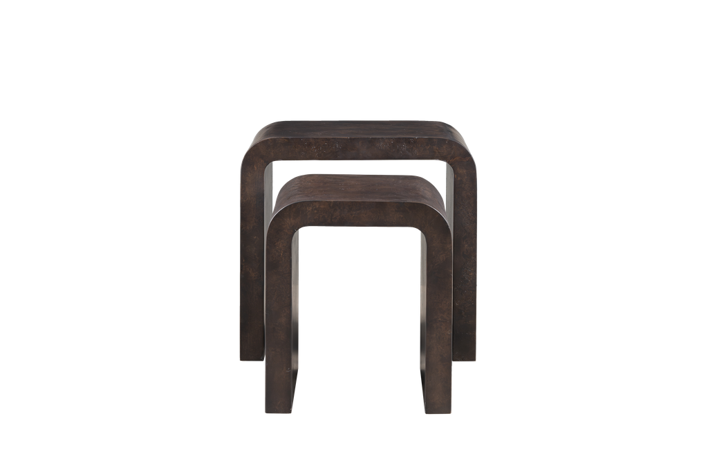 Brea Nesting Tables in Chocolate Burl