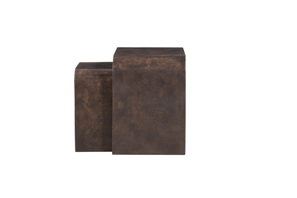 Brea Nesting Tables in Chocolate Burl