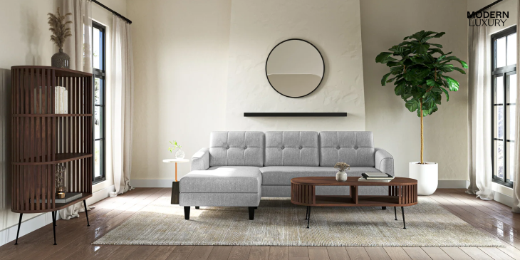 Luxury bookcase in a modern home interior, perfect for stylish storage and decor.