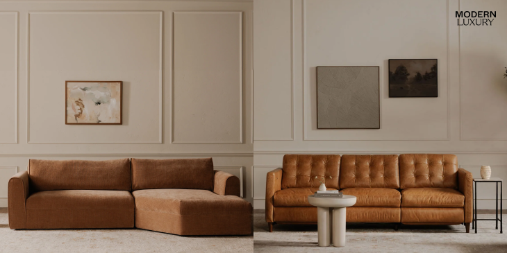 Leather Sectionals vs Sofas: What Works Best for Sugar Land Living Rooms