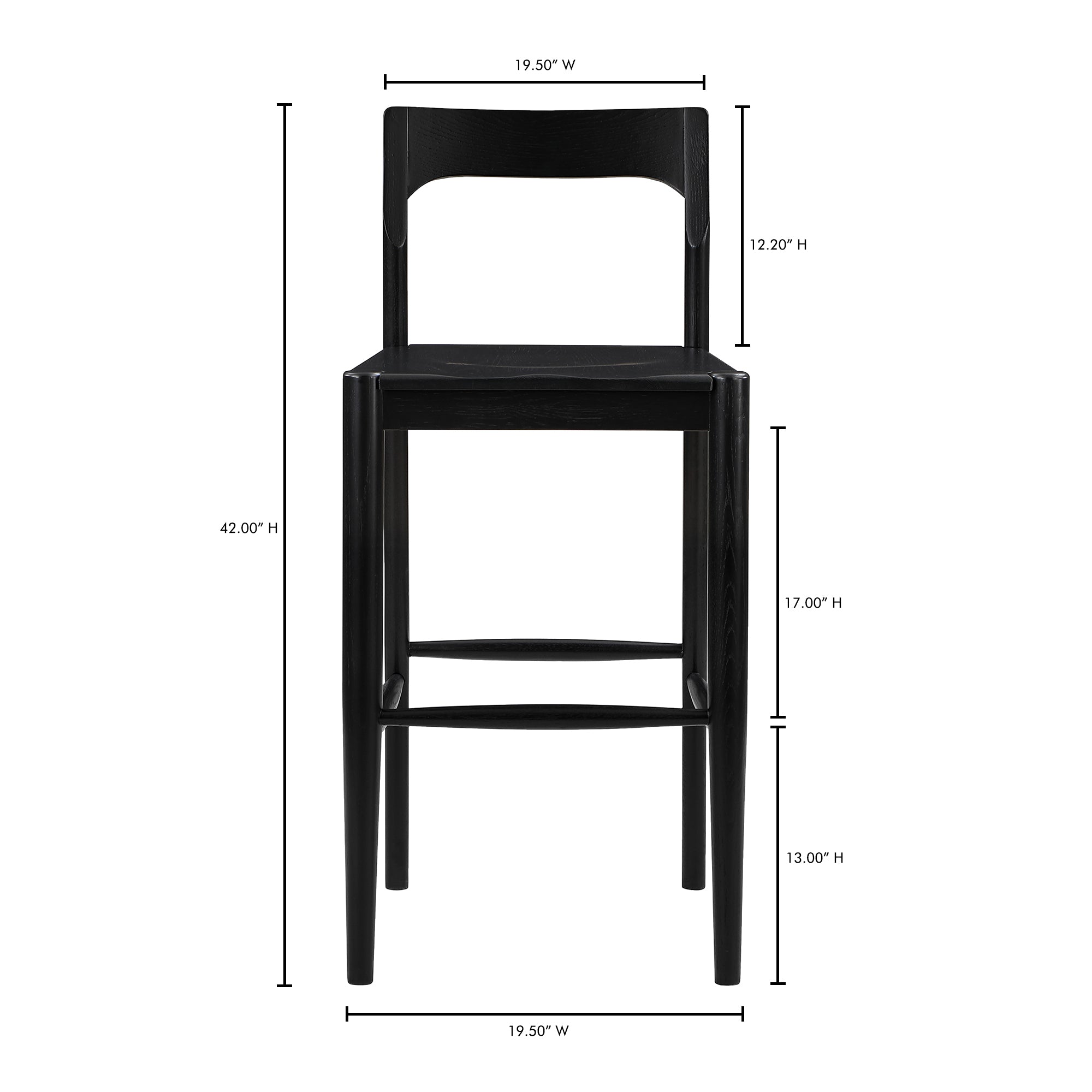 Owing Barstool Black