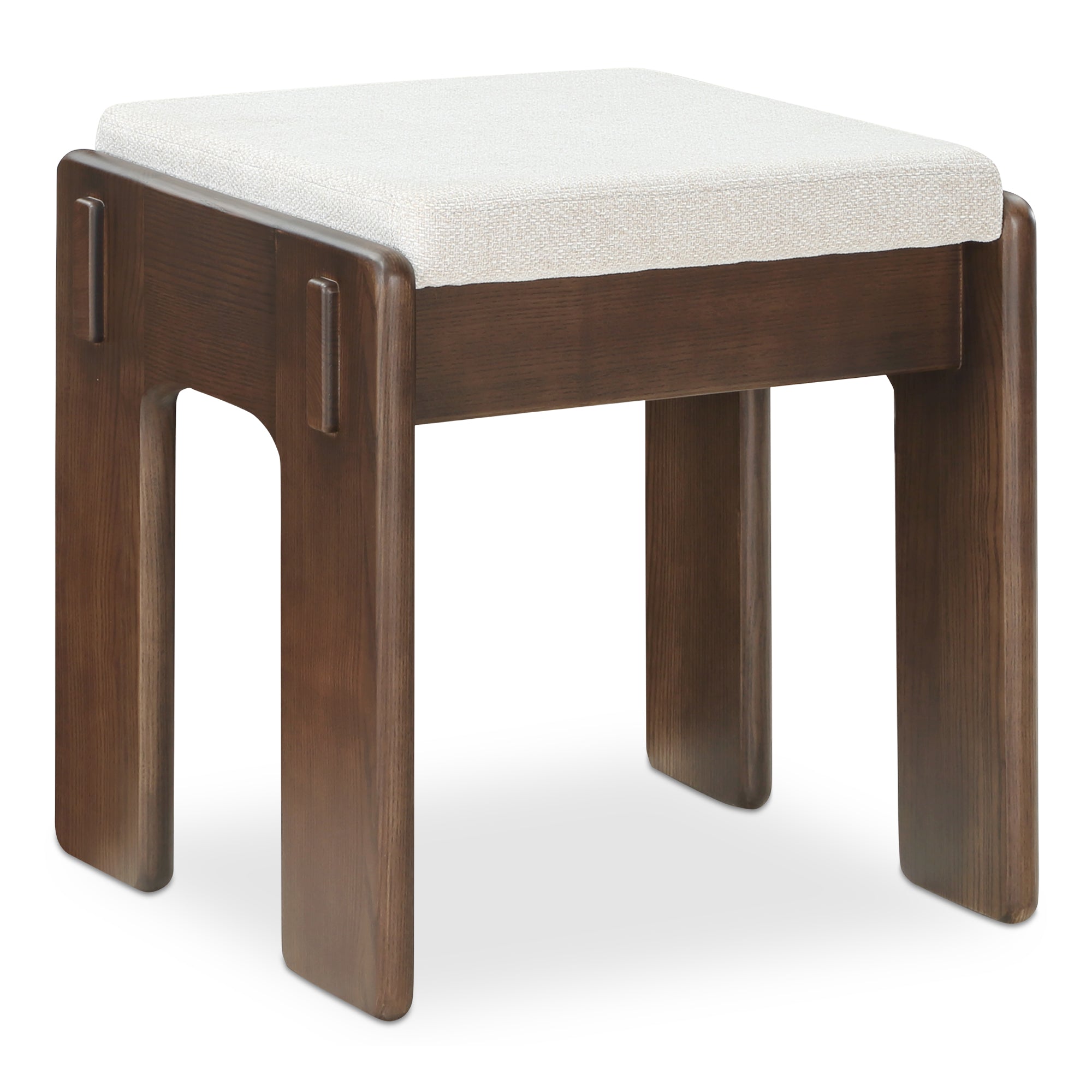 Ashby Stool Walnut Stained Ash Beige