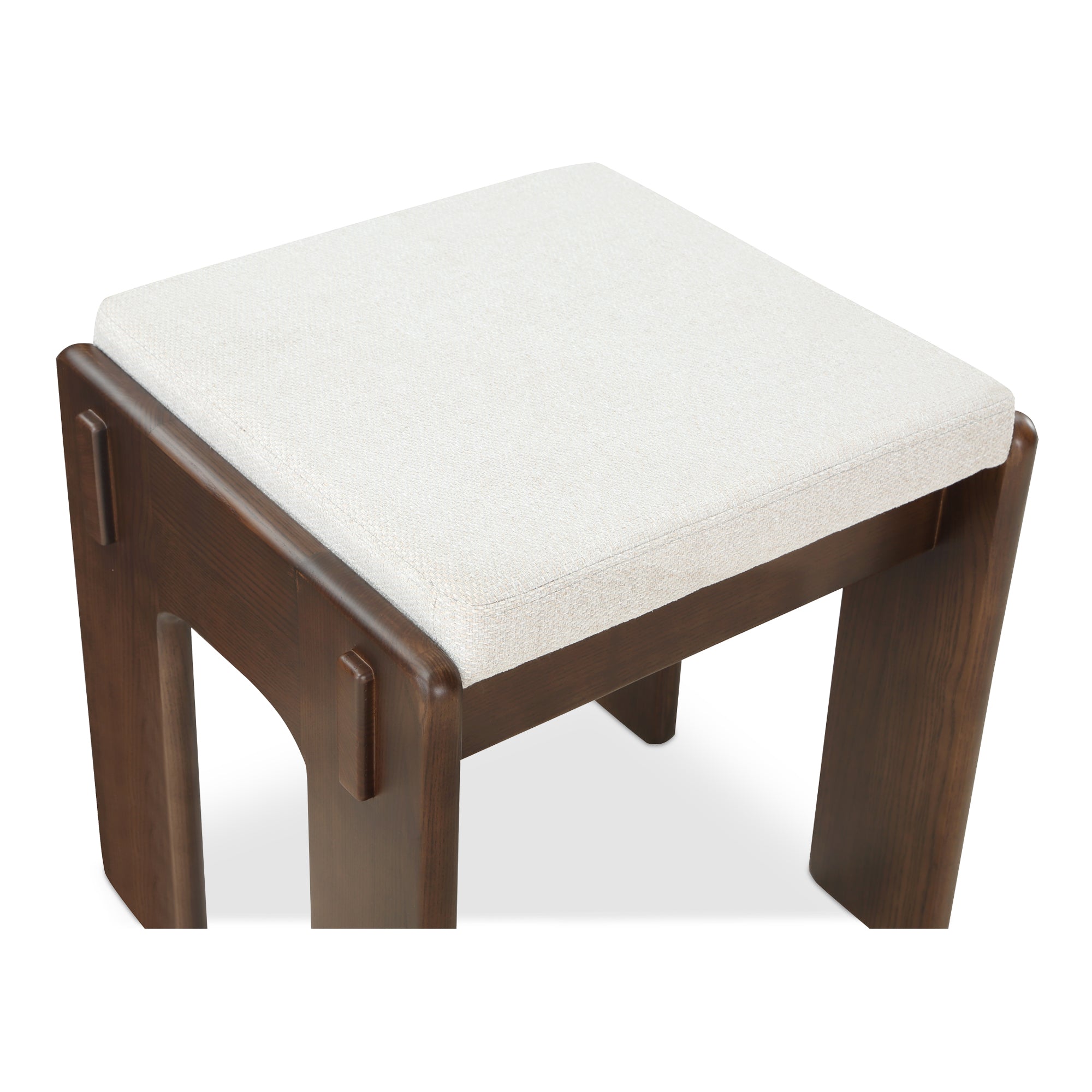 Ashby Stool Walnut Stained Ash Beige