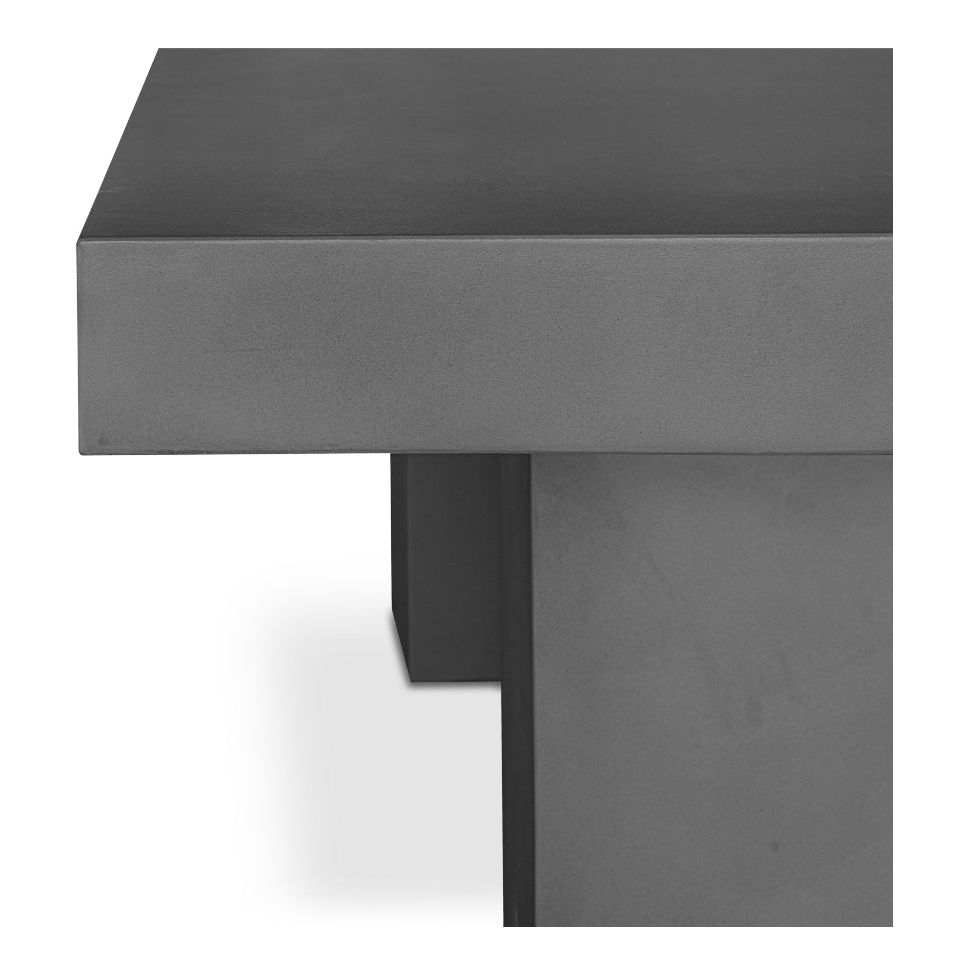 Antonius Outdoor Dining Table Dark Grey