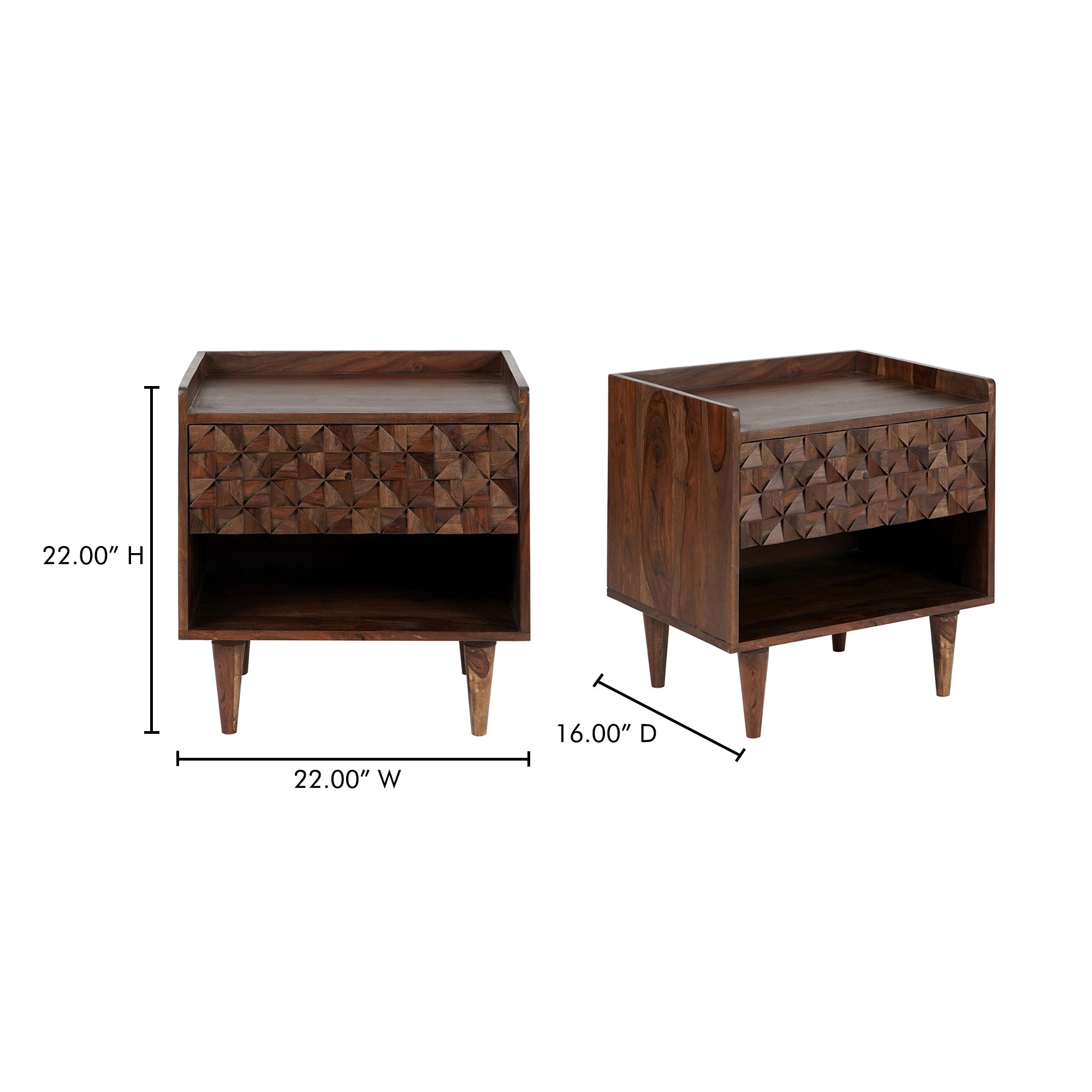 Pablo Nightstand Brown