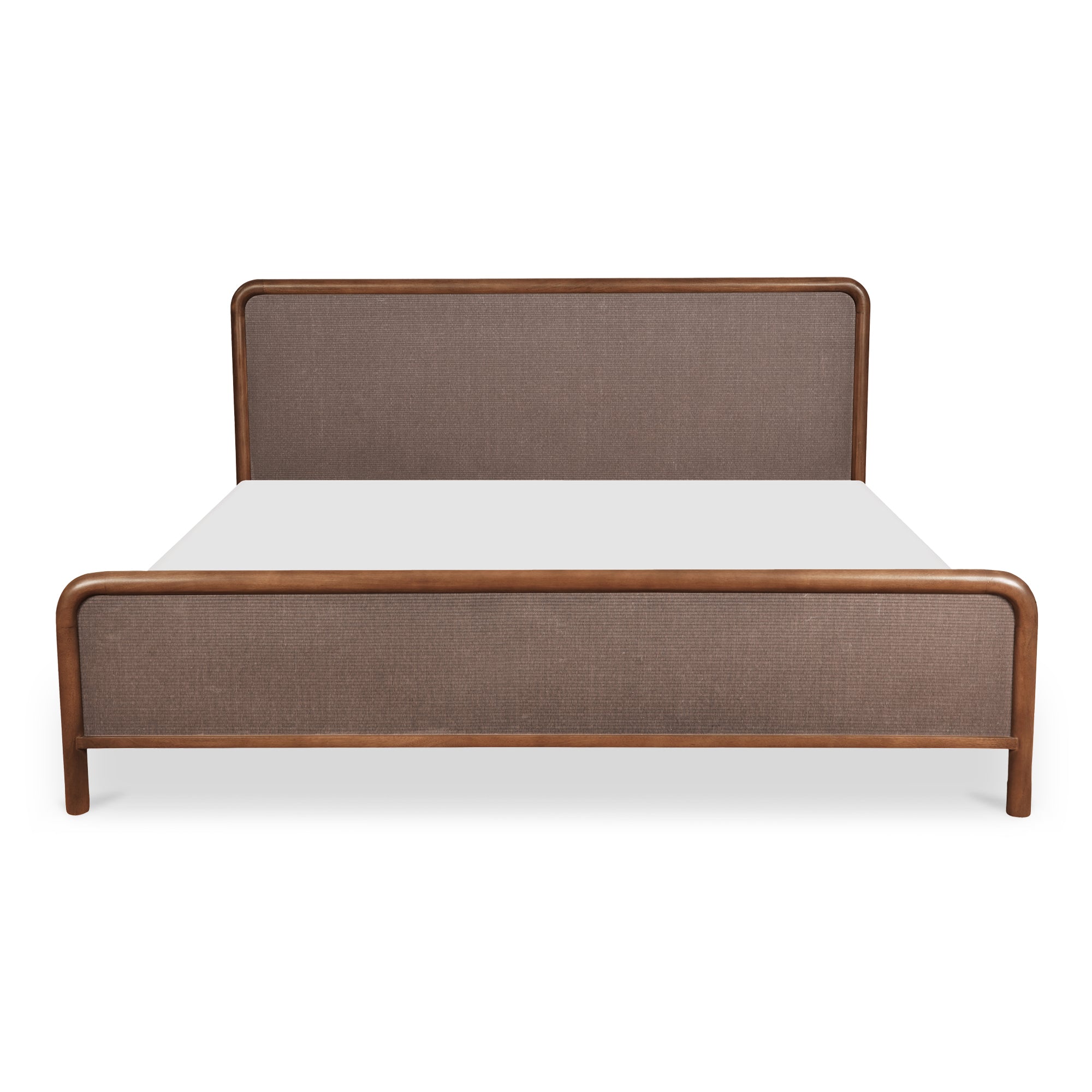 Rye Queen Bed Warm Brown