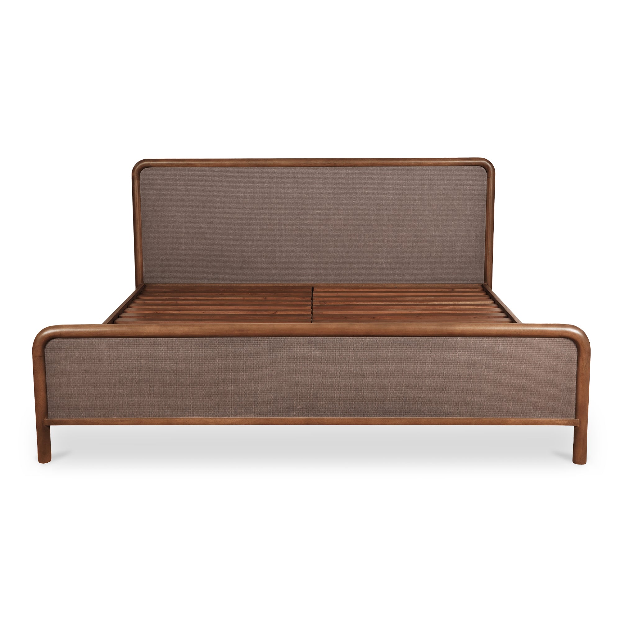 Rye King Bed Warm Brown