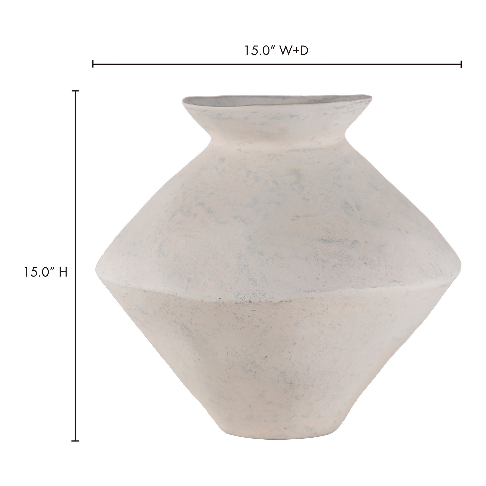 Raja Medium Decorative Vessel White