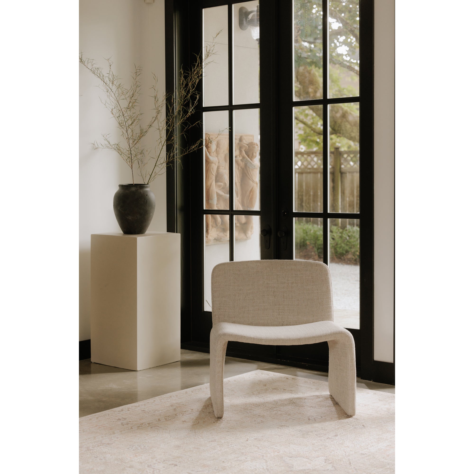 Ella Accent Chair Heather Beige