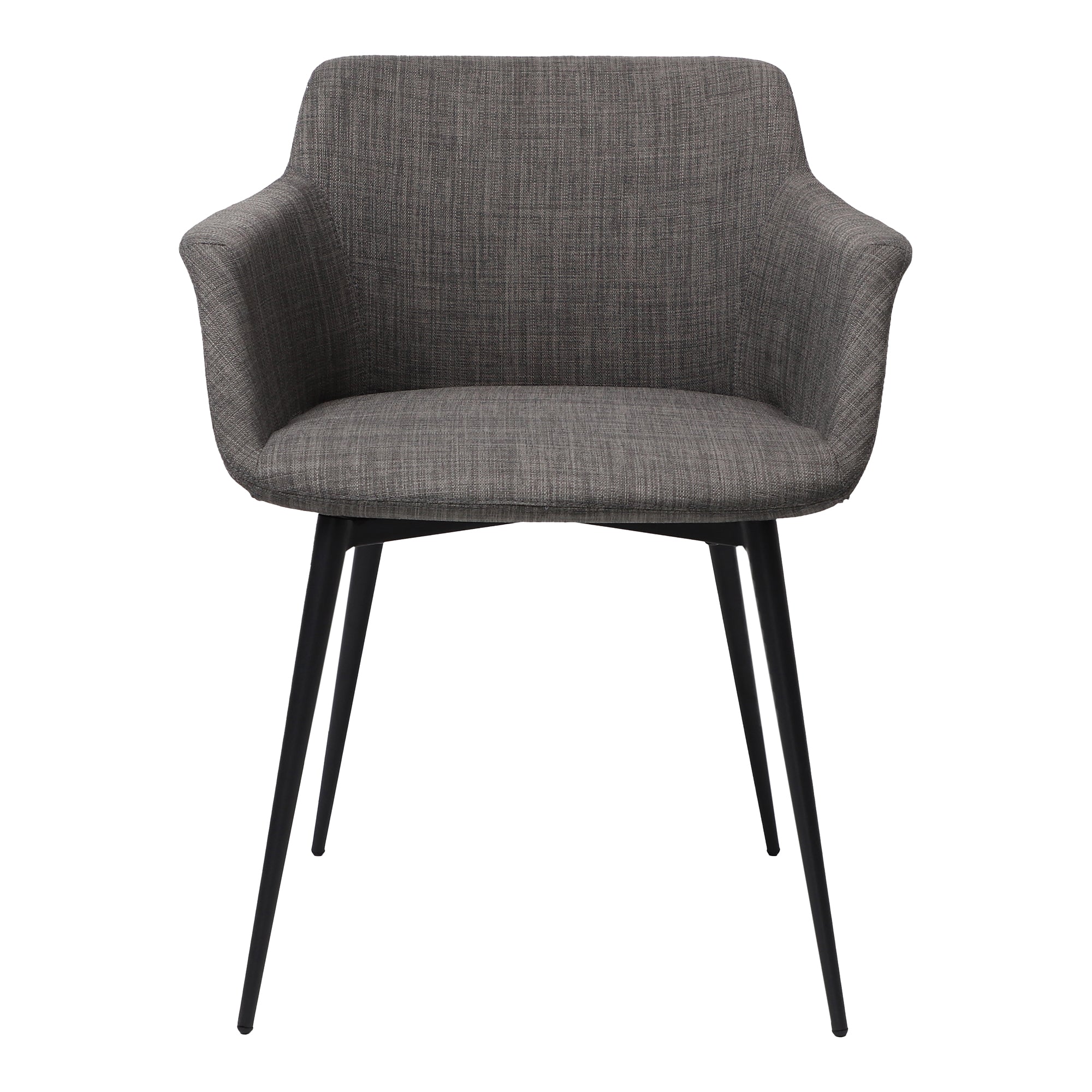 Ronda Arm Chair Dark Grey - Set Of Two