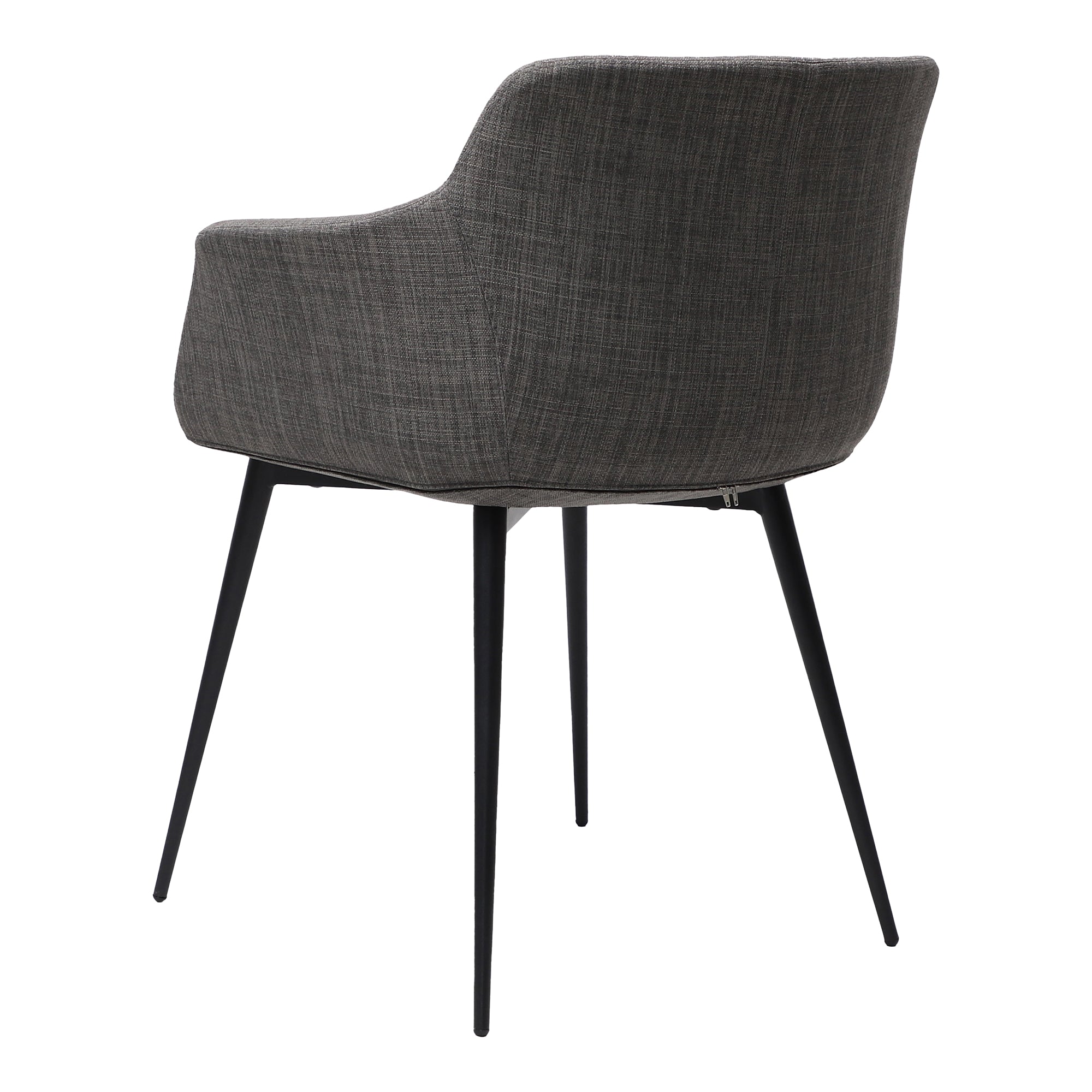 Ronda Arm Chair Dark Grey - Set Of Two