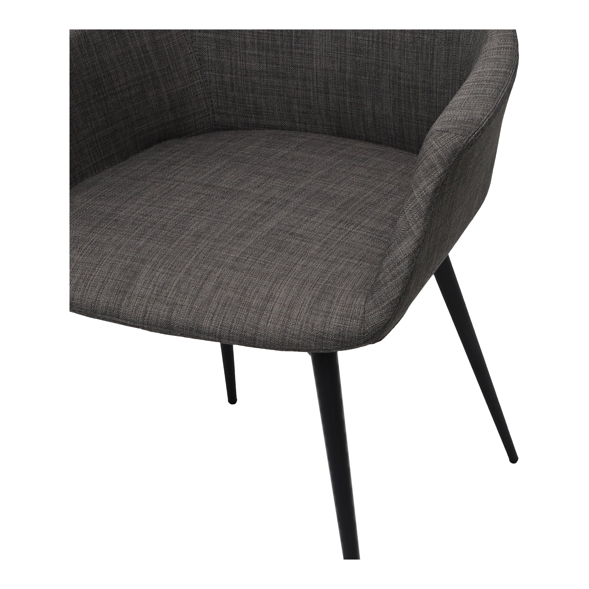 Ronda Arm Chair Dark Grey - Set Of Two