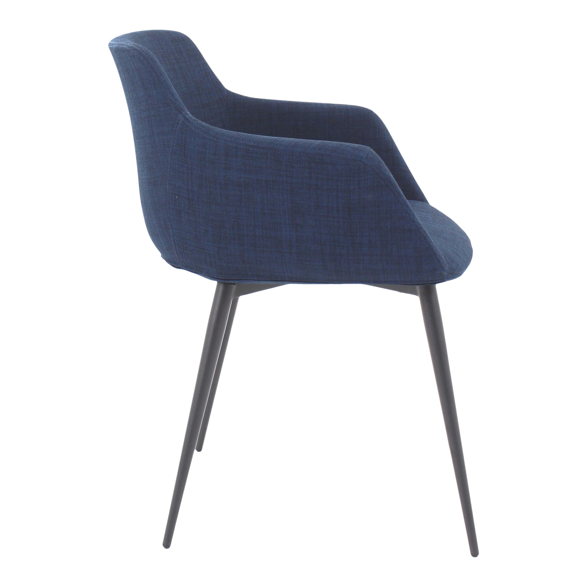 Ronda Arm Chair Blue - Set Of Two