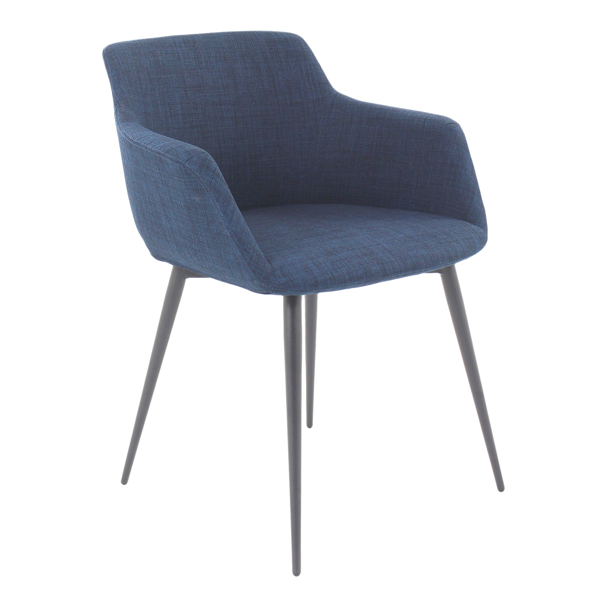 Ronda Arm Chair Blue - Set Of Two