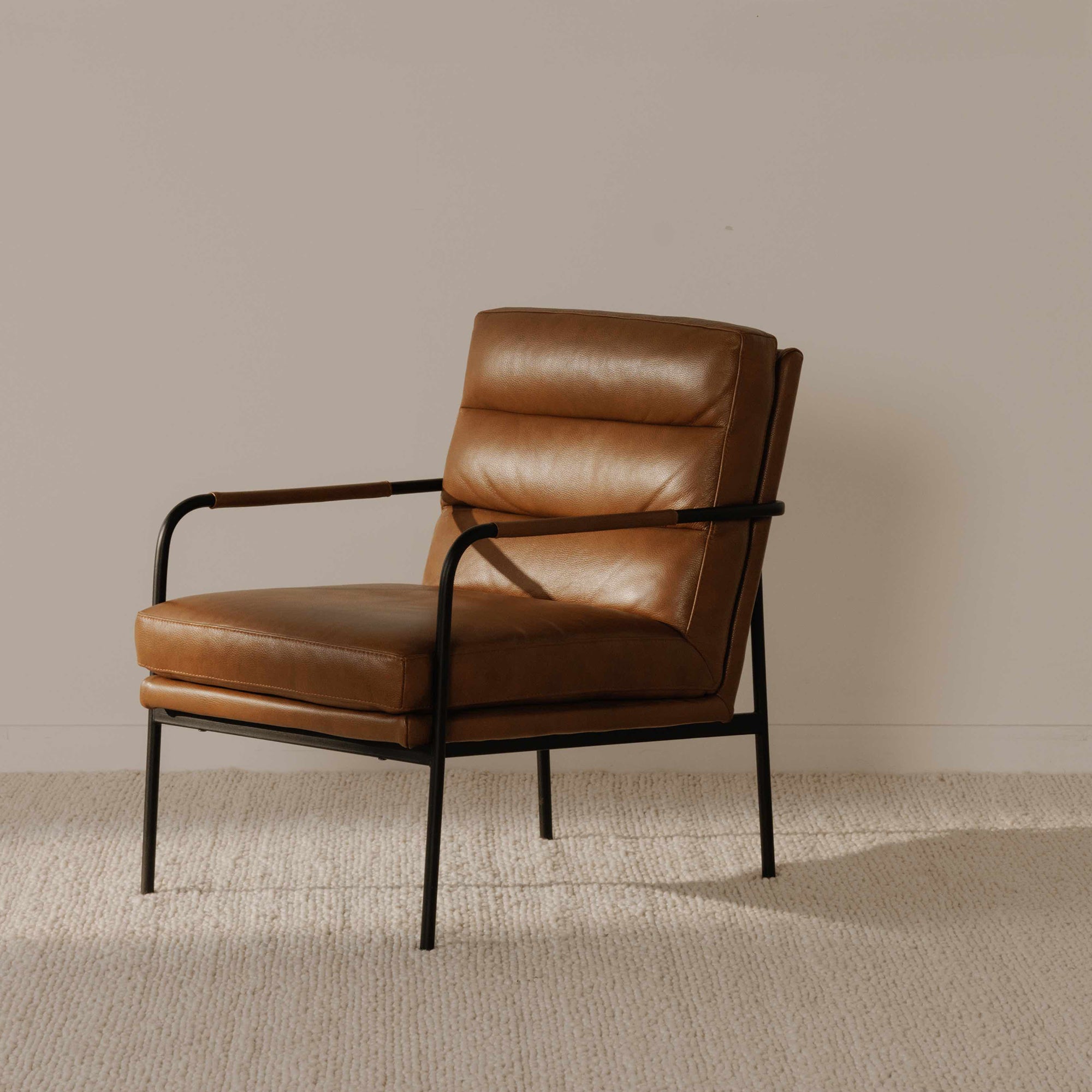 Verlaine Armchair Chestnut Brown