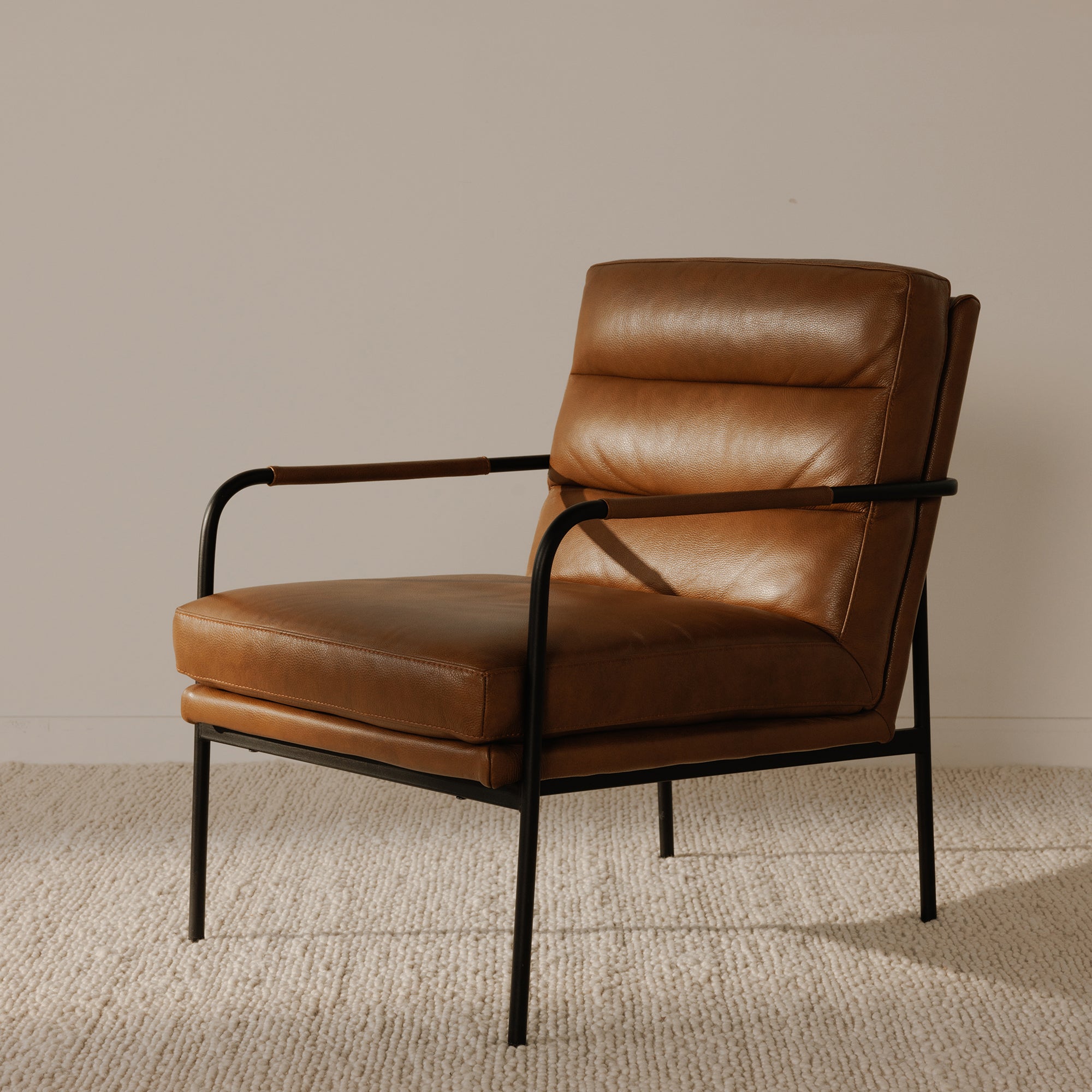 Verlaine Armchair Chestnut Brown