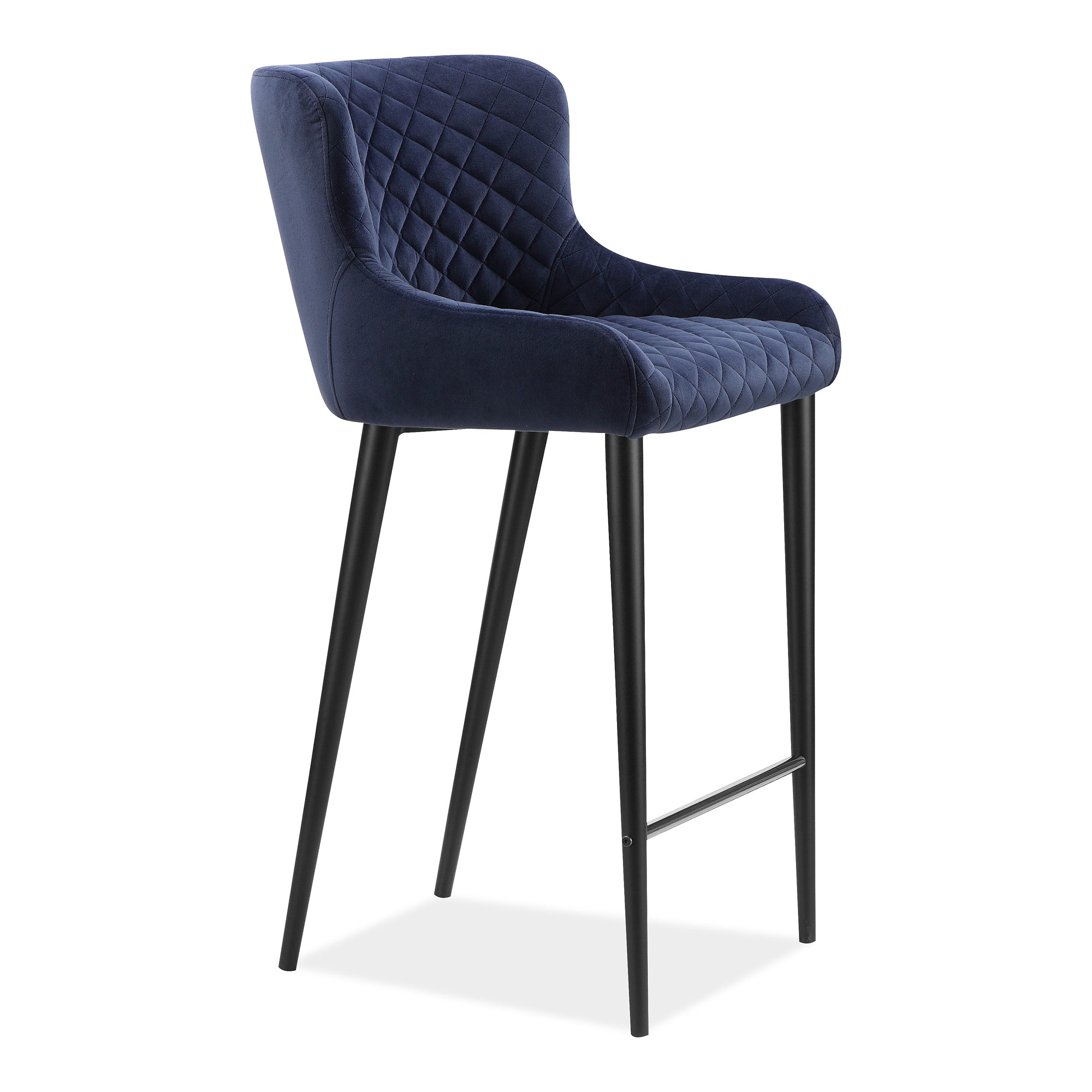 Etta Bar Stool Navy Blue