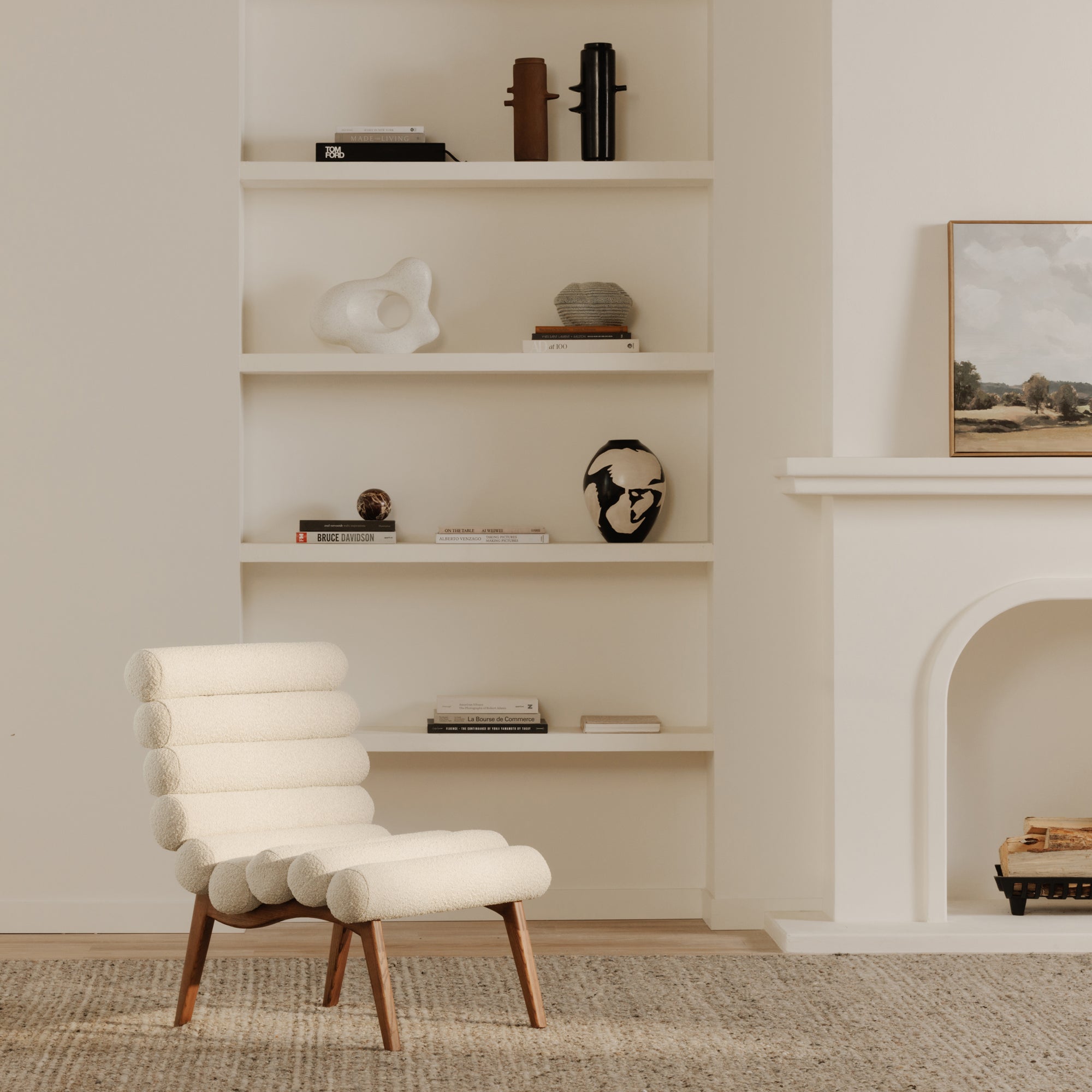 Arlo Accent Chair Off White