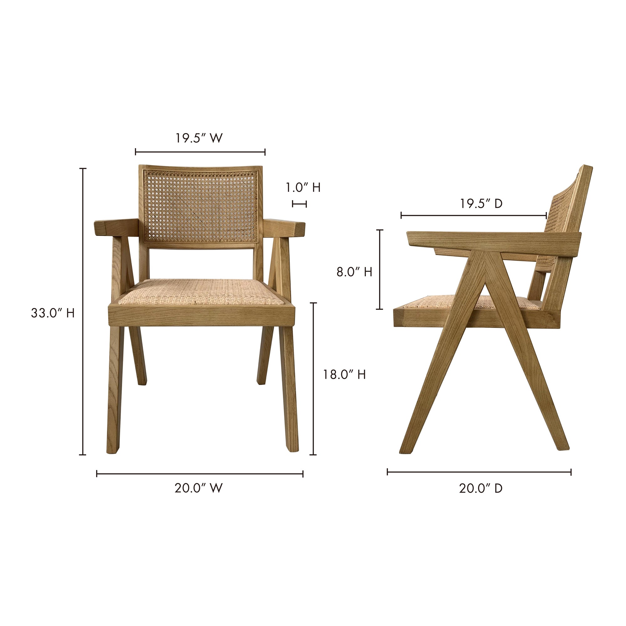 Takashi Chair Natural - Set Of Two