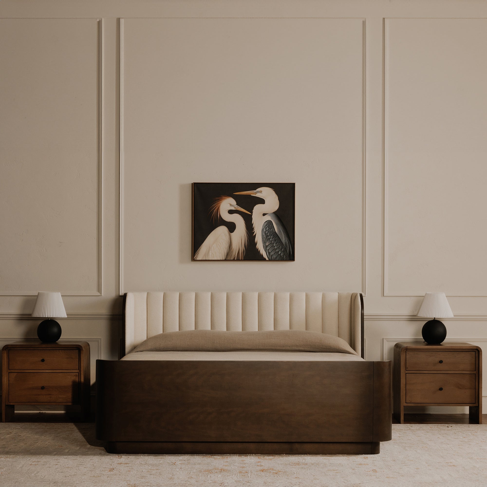 Scarlette Queen Bed Cream