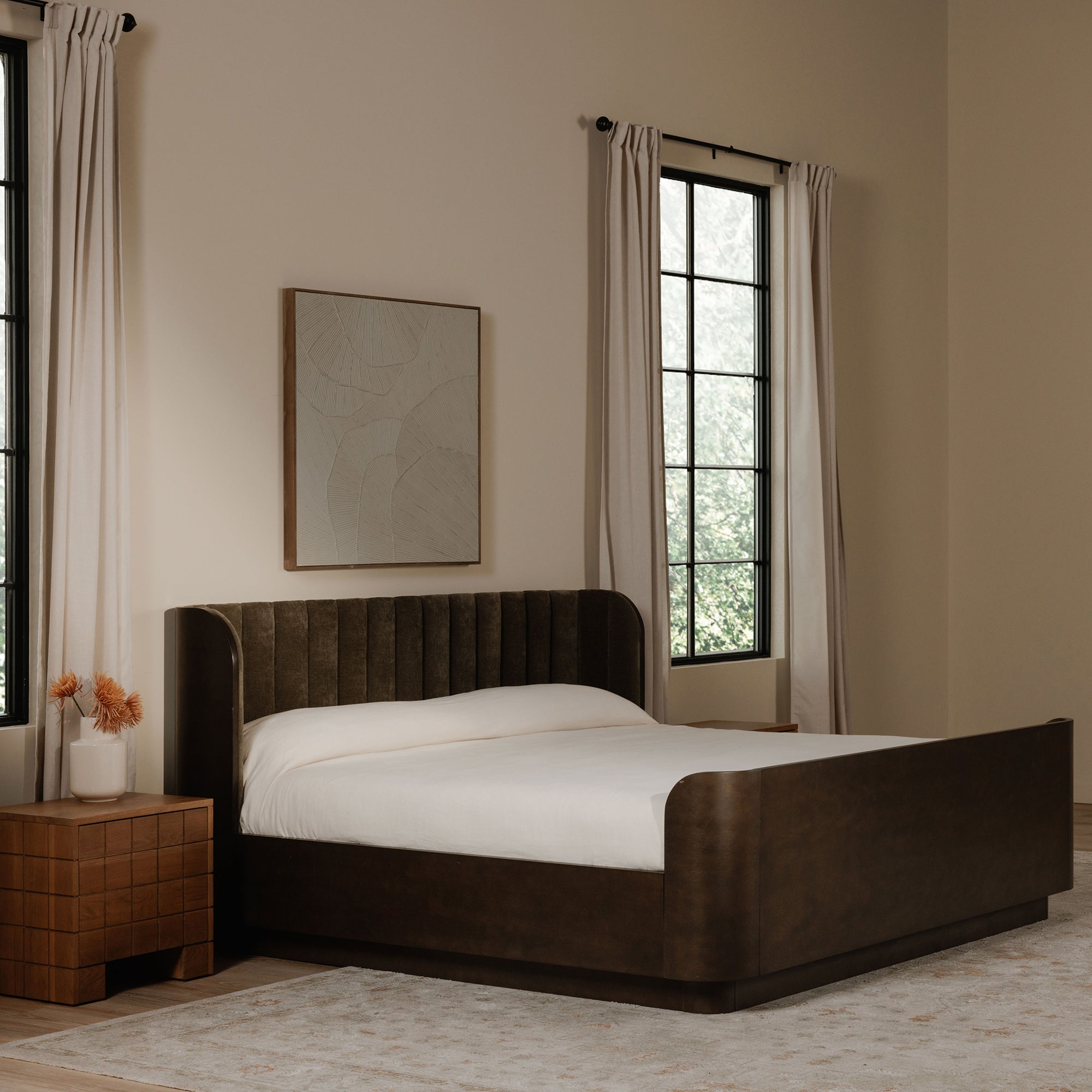 Scarlette King Bed Cedar Green