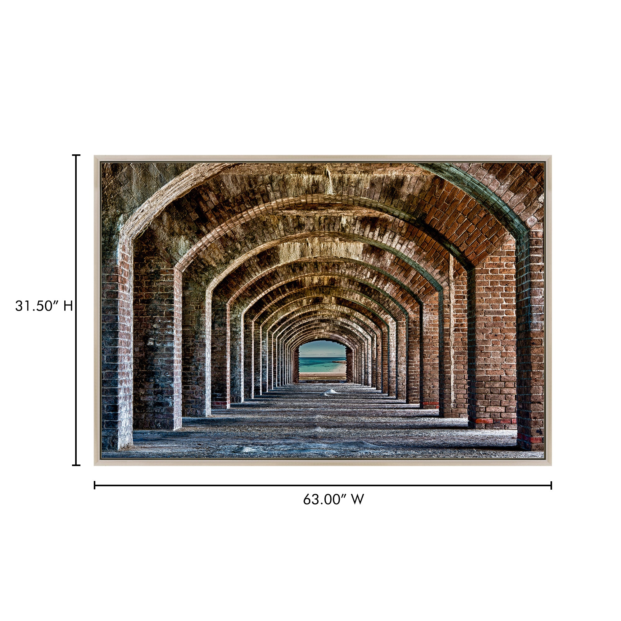 Arches Wall Décor Brick Brown