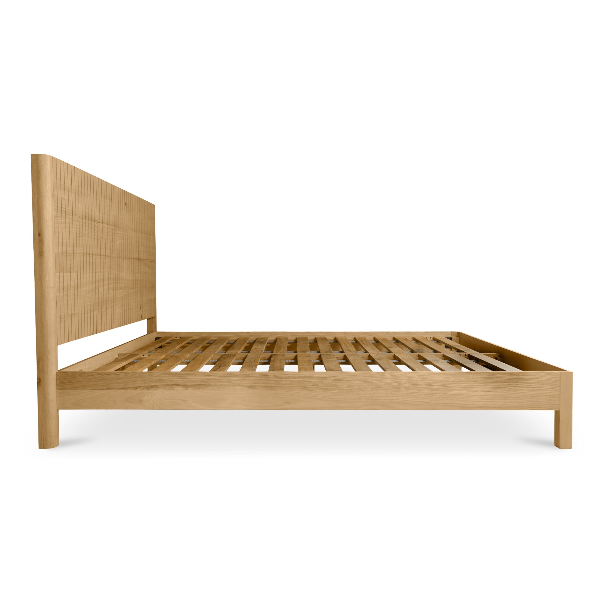 Povera King Bed Natural Oak