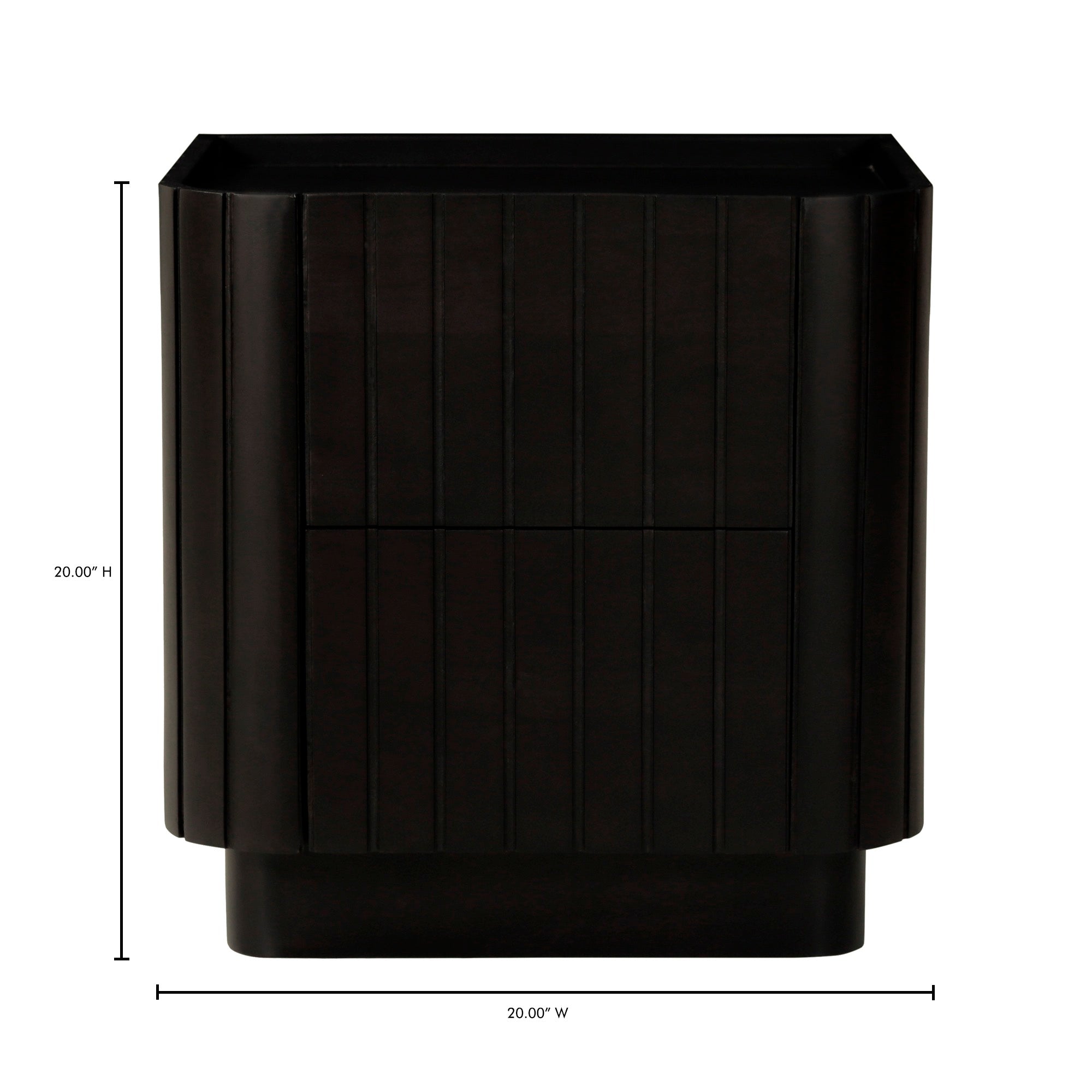 Povera Nightstand Black