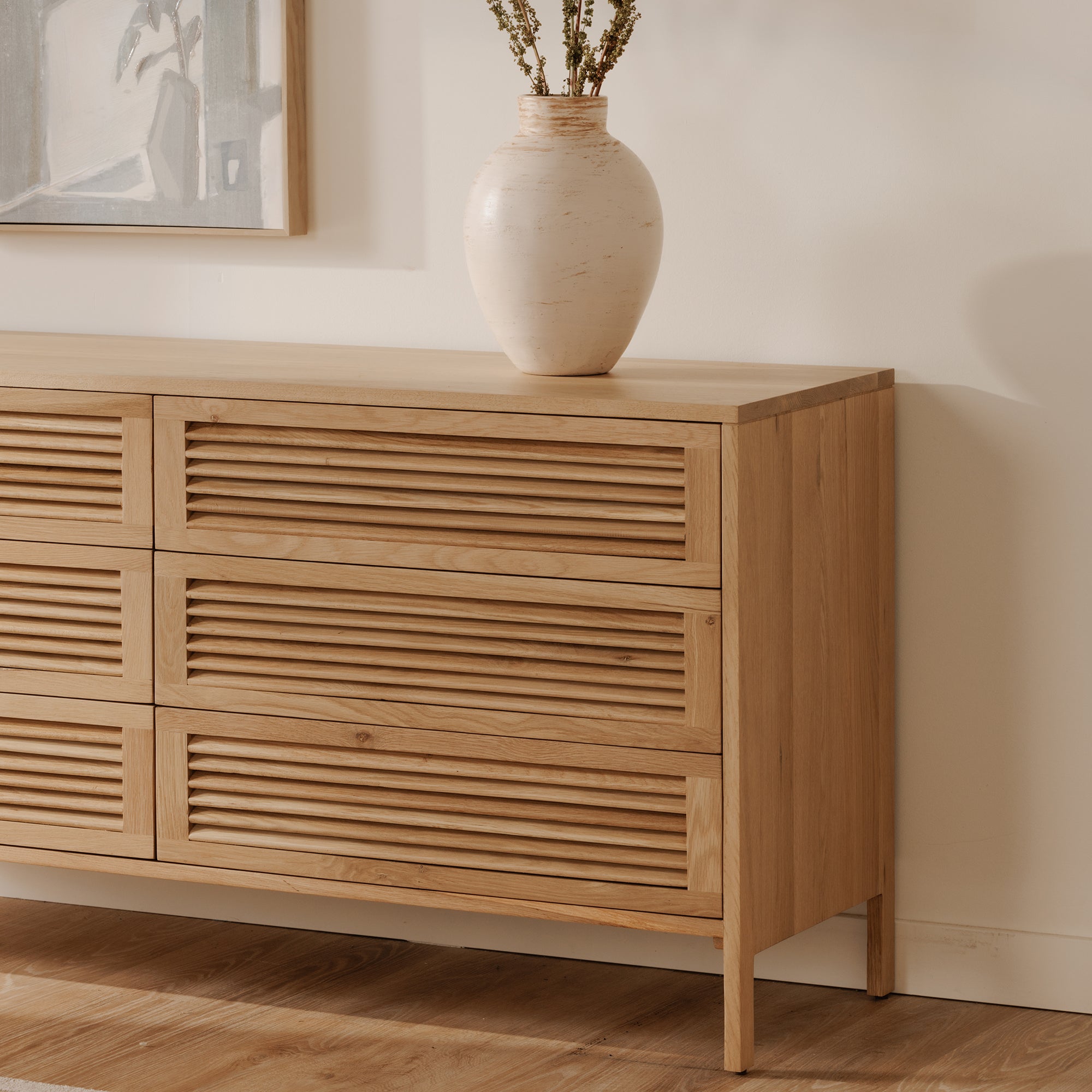 Teeda 6 Drawer Dresser Natural