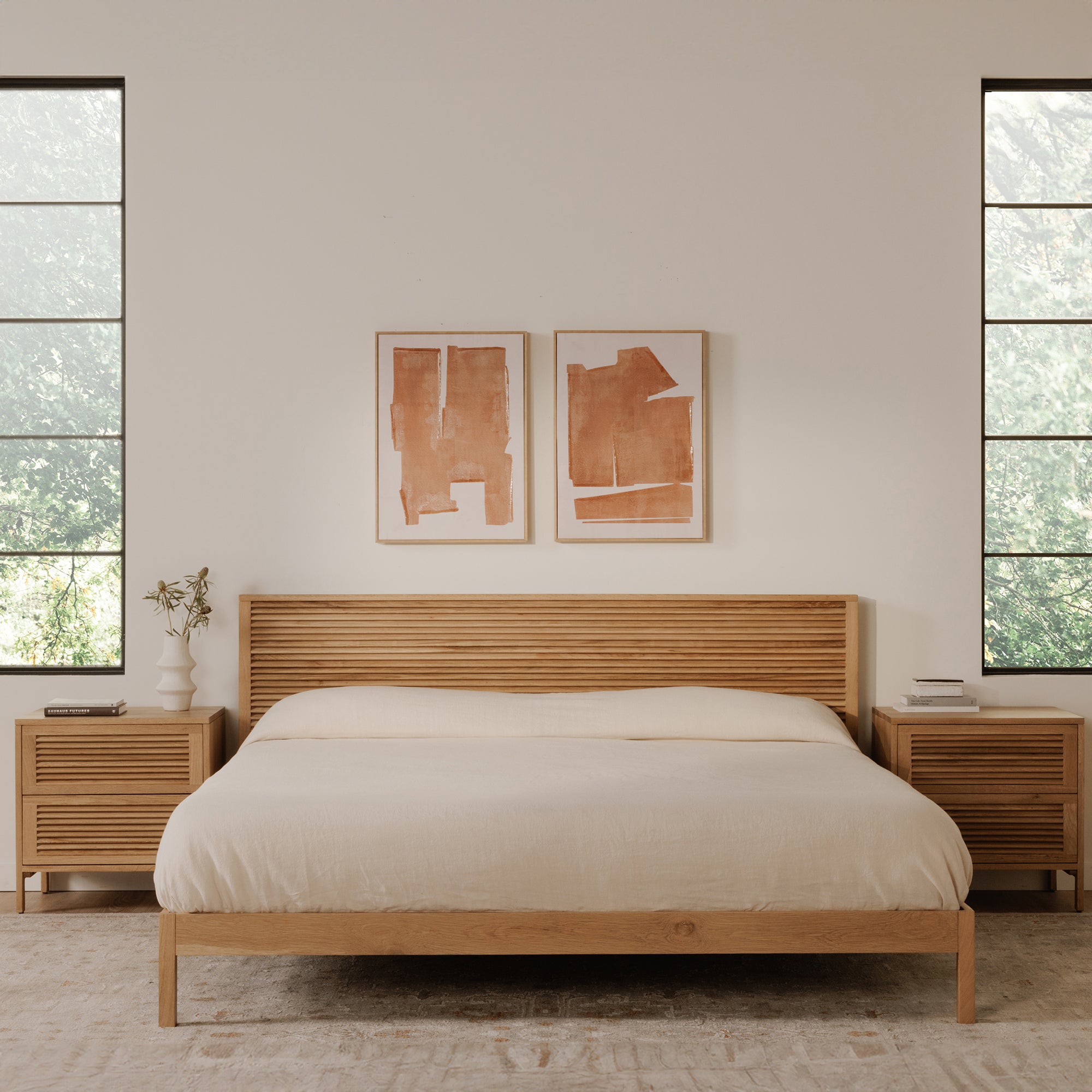 Teeda King Bed Natural