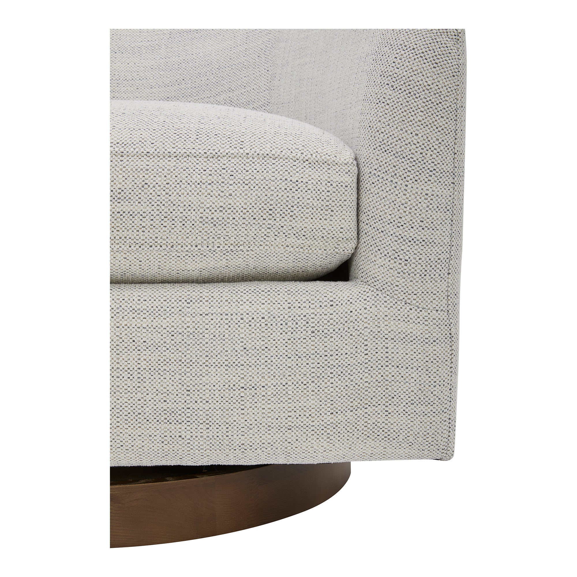 Oscy Swivel Chair Splashed White