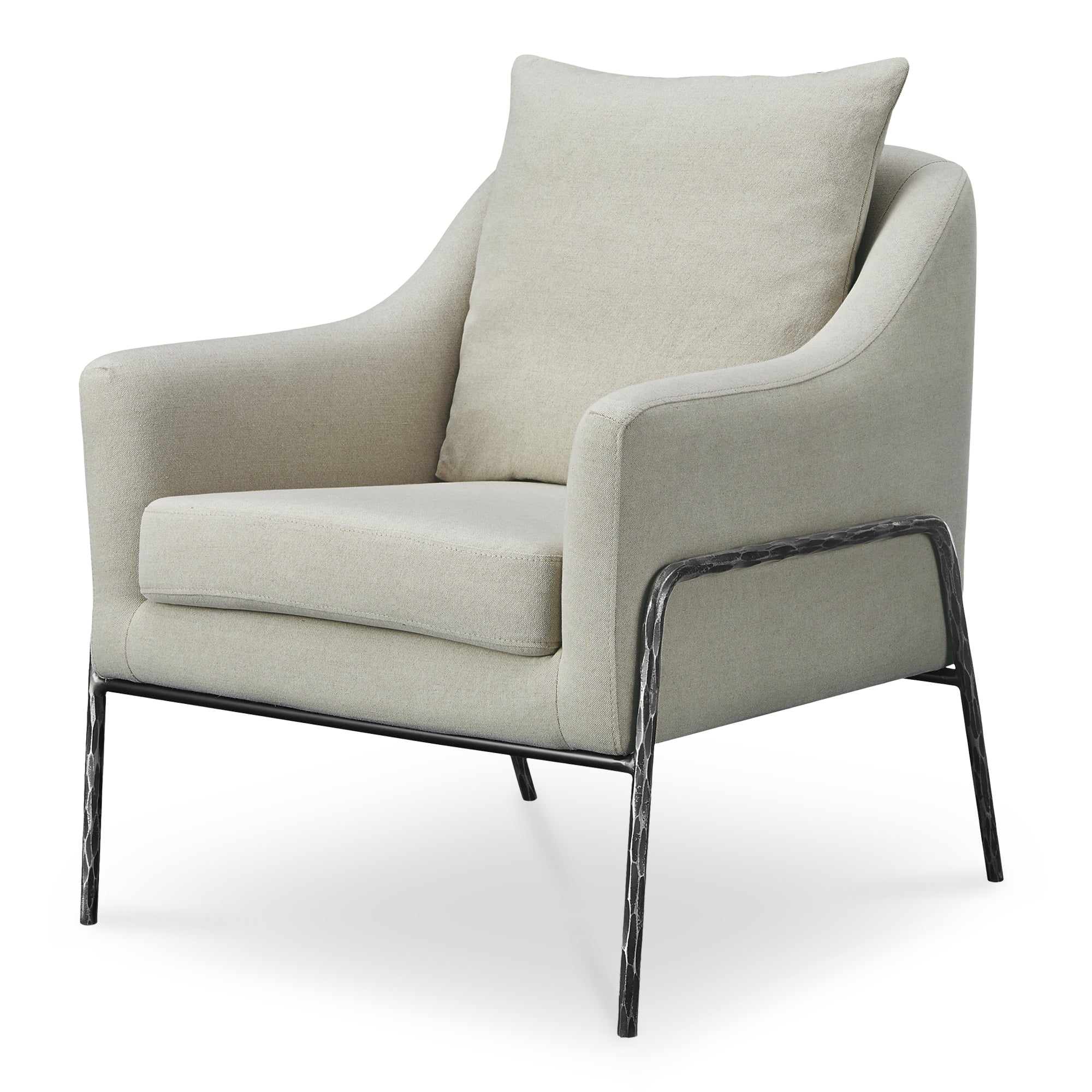 Archer Accent Chair Oat Linen Blend