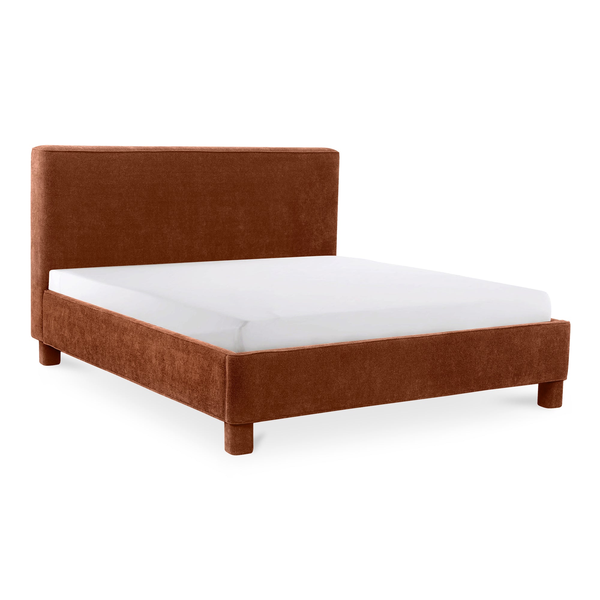 Ichigo Queen Bed Deep Orange