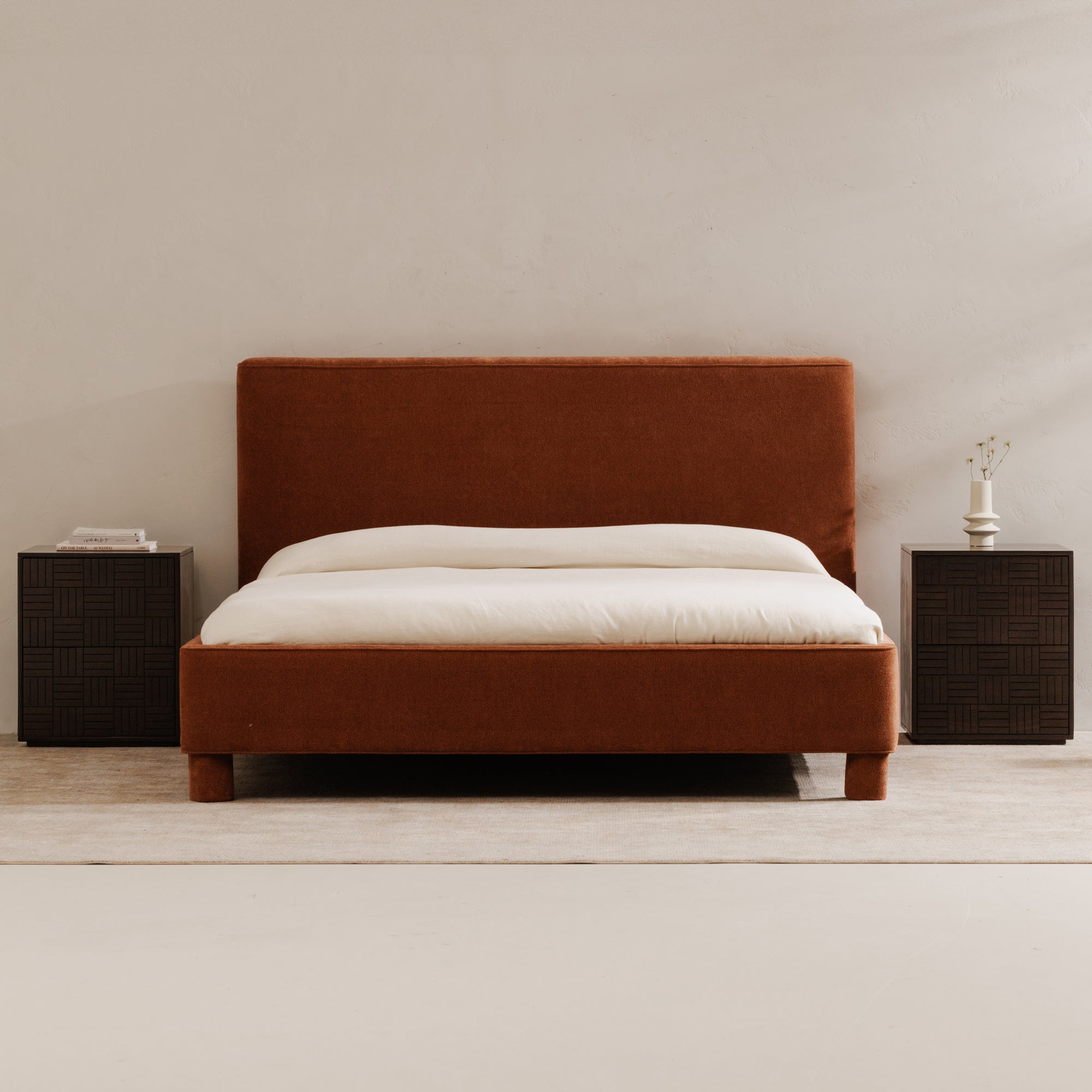 Ichigo King Bed Deep Orange