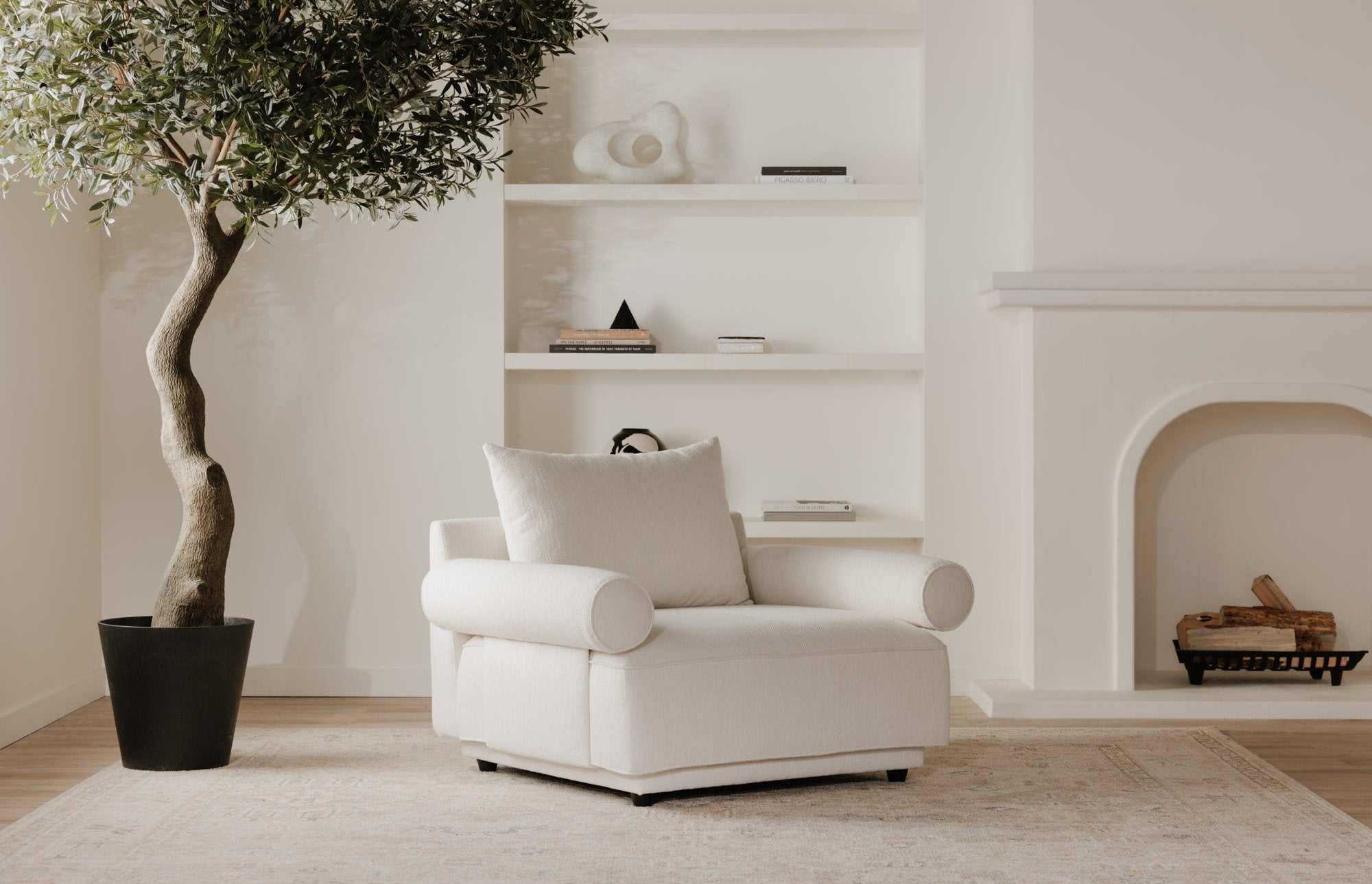 Rosello Armchair White