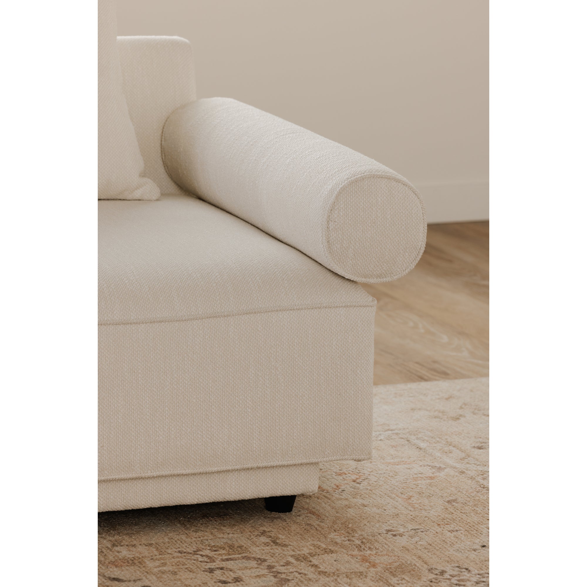 Rosello Left Arm Facing Chair White