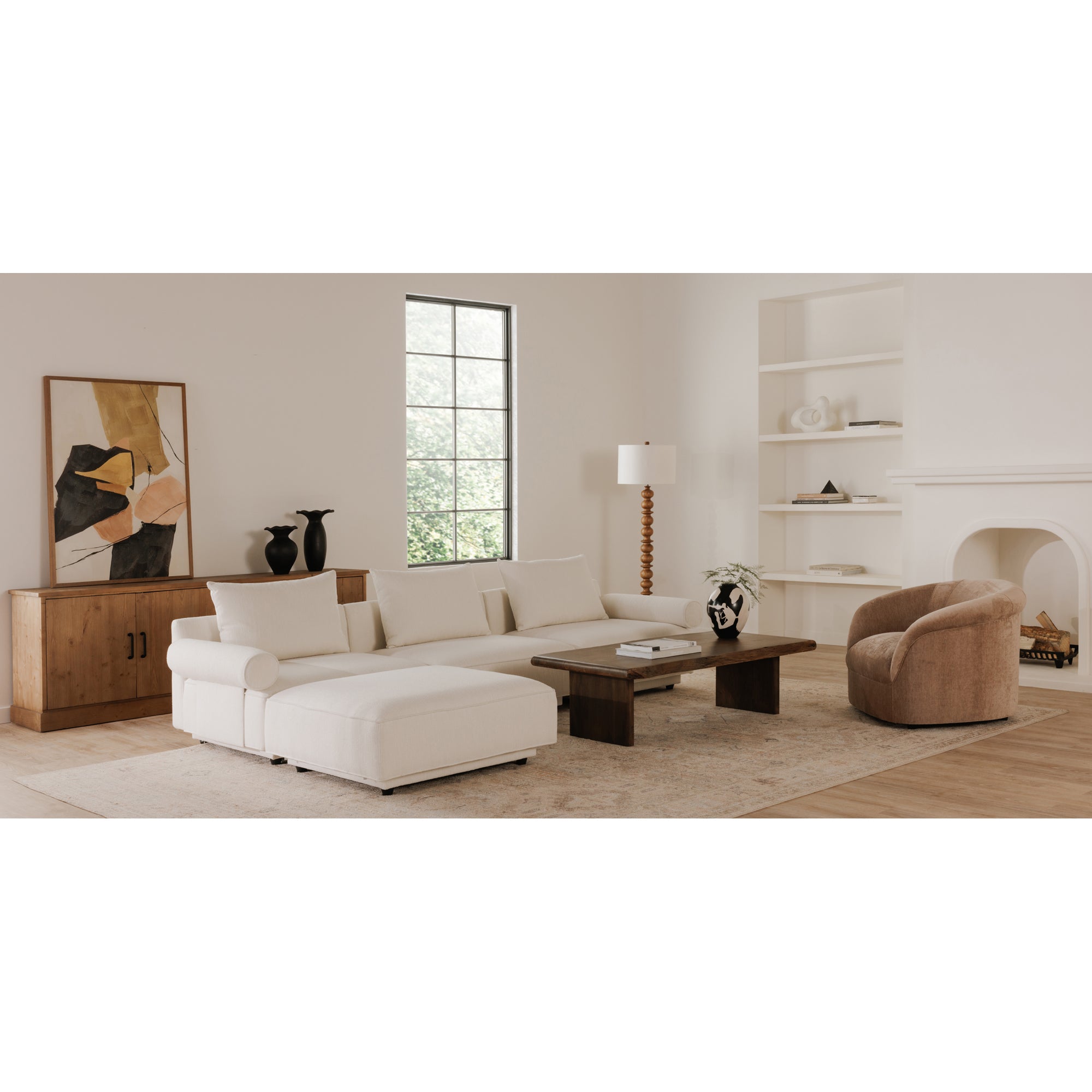 Rosello Slipper Chair White