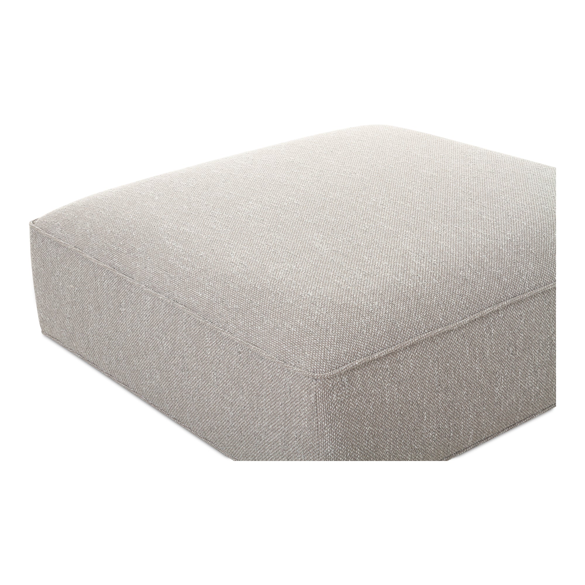 Rosello Ottoman Light Grey