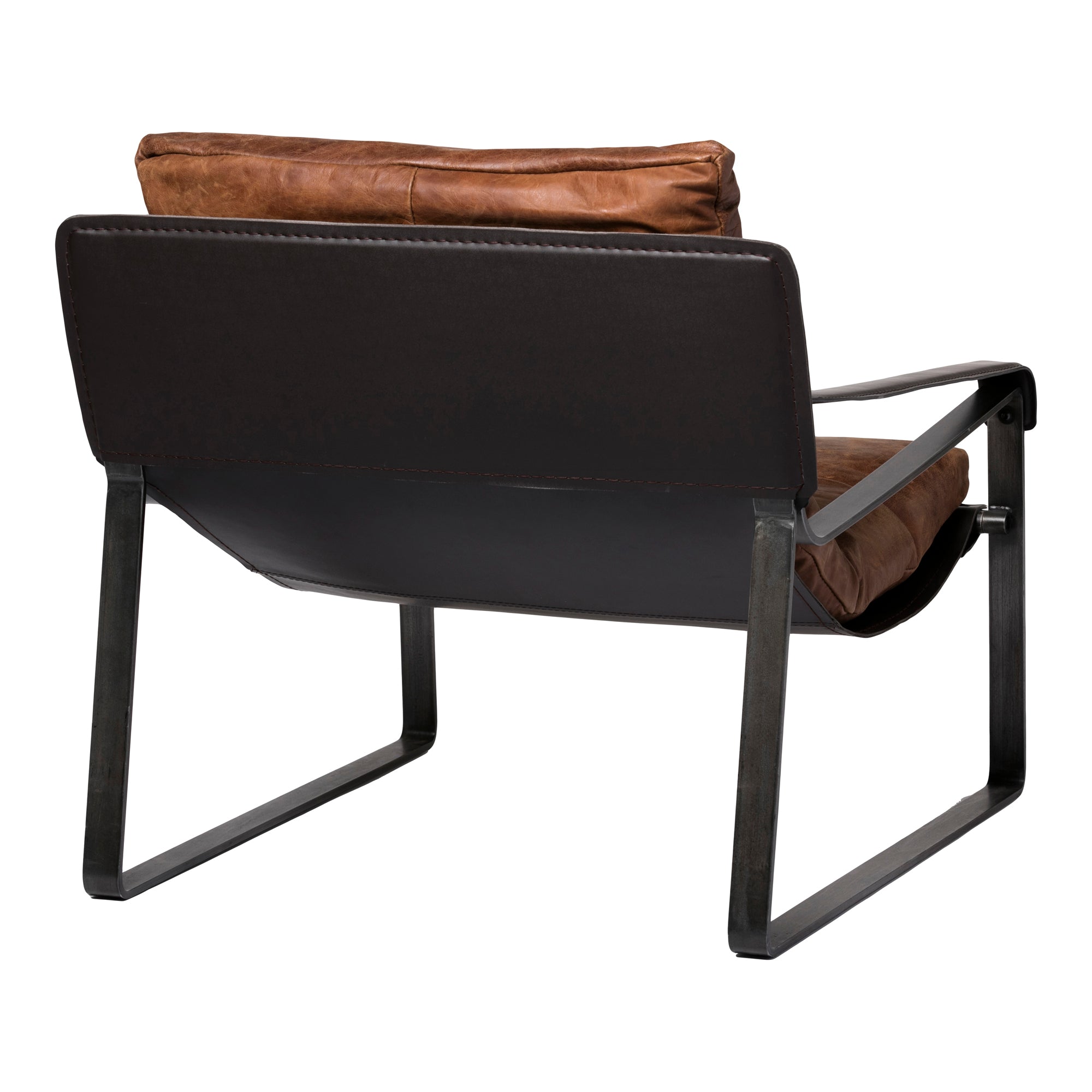 Connor Club Chair Open Road Brown Leather