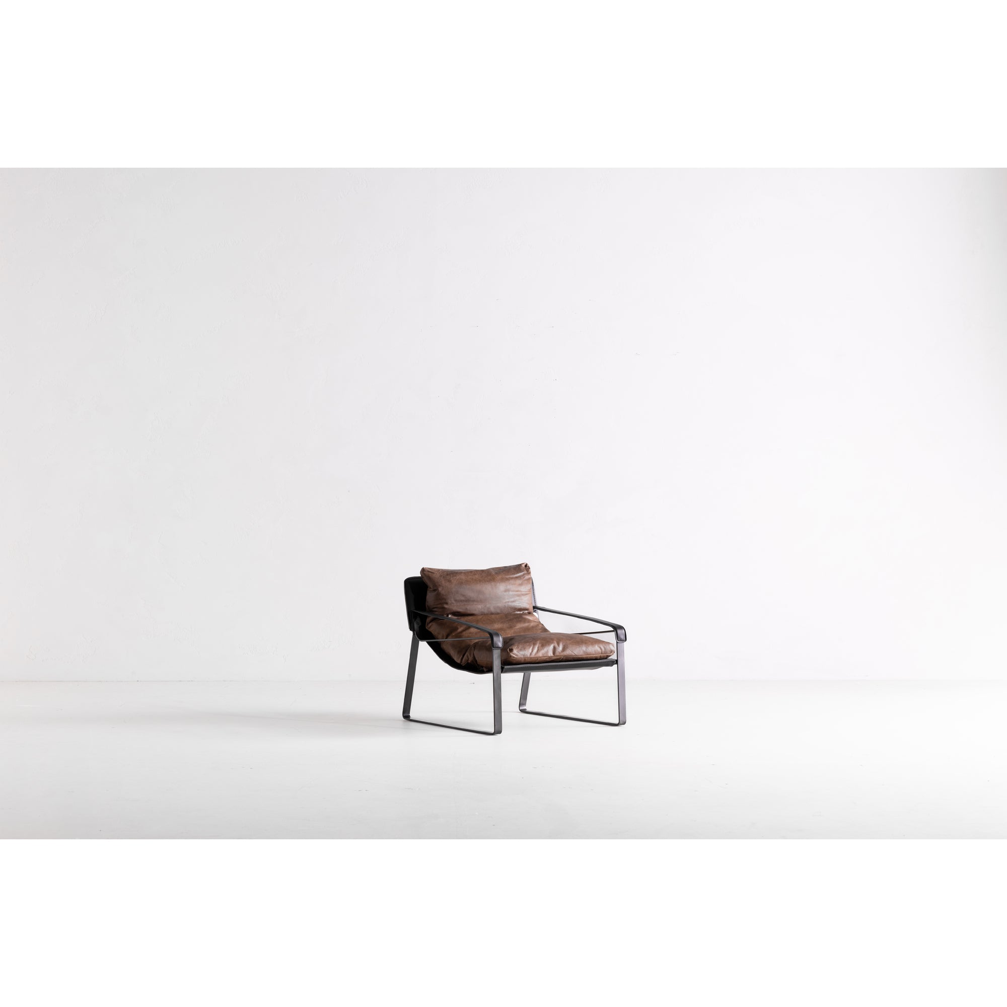 Connor Club Chair Open Road Brown Leather