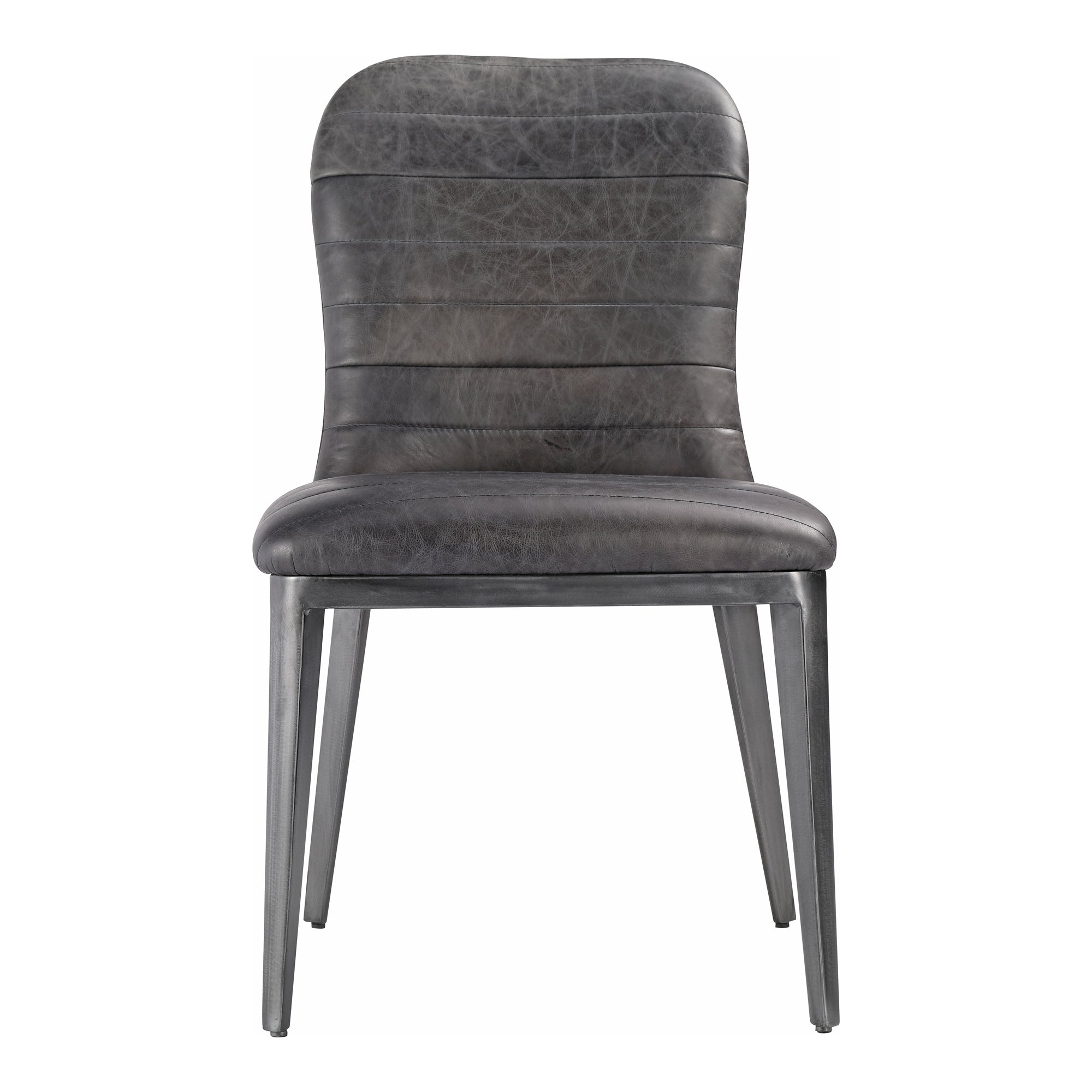 Shelton Dining Chair Nimbus Black Leather-Set Of Two