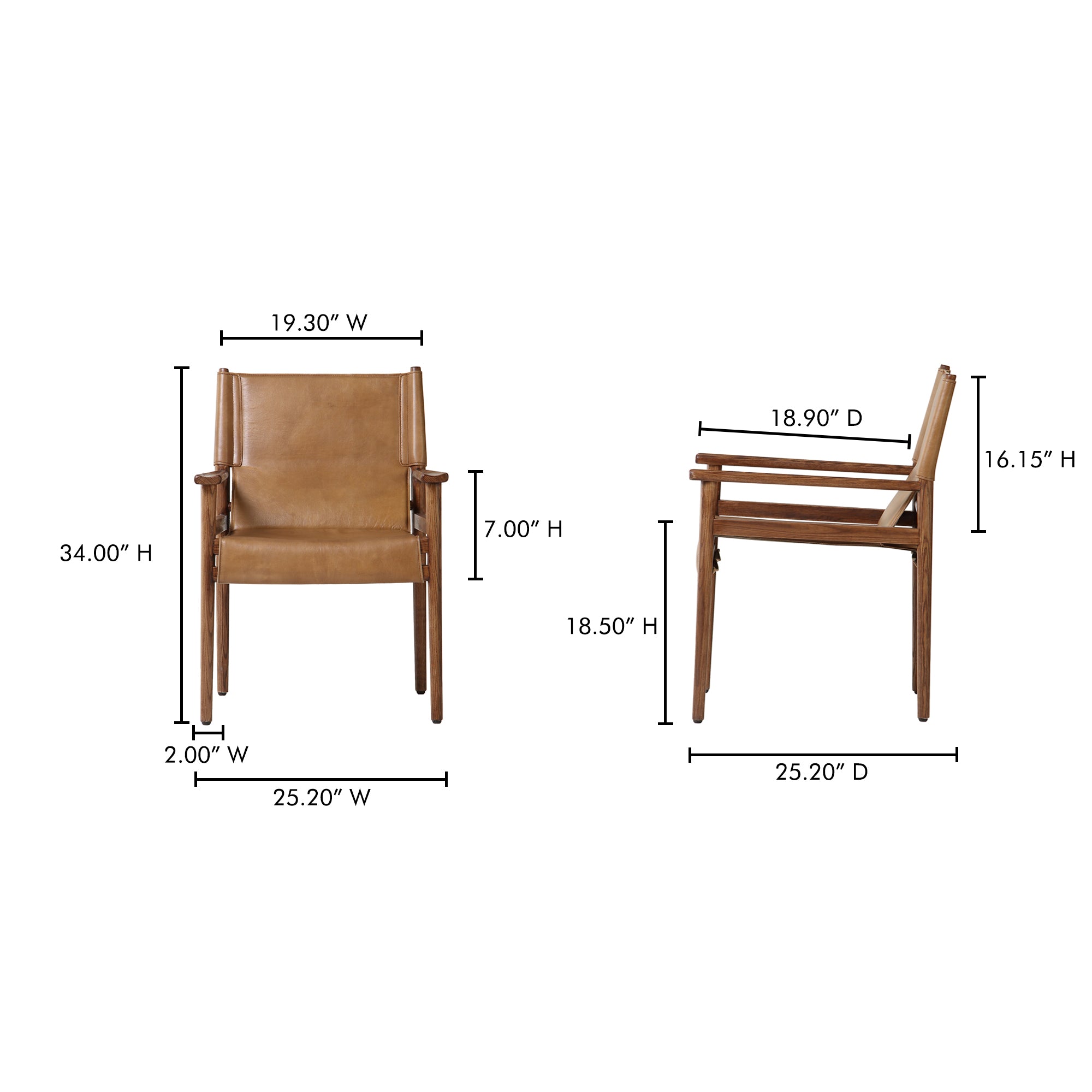 Remy Dining Chair Tan