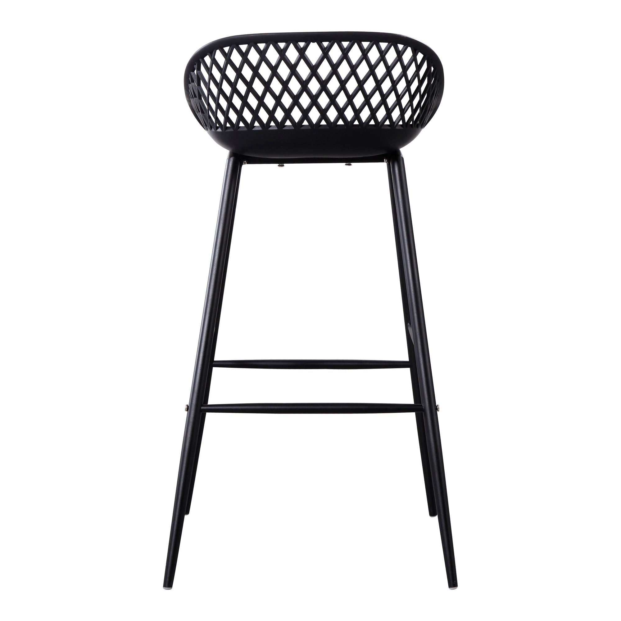 Piazza Outdoor Barstool Black - Set Of Two