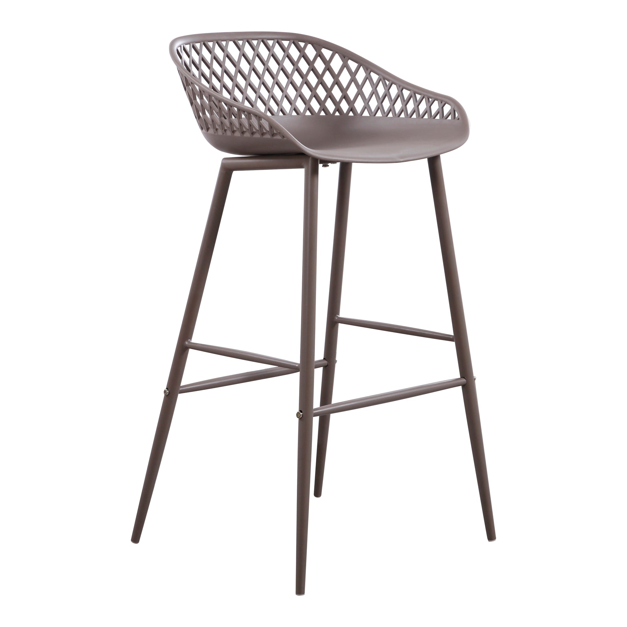 Piazza Outdoor Barstool Grey - Set Of Two