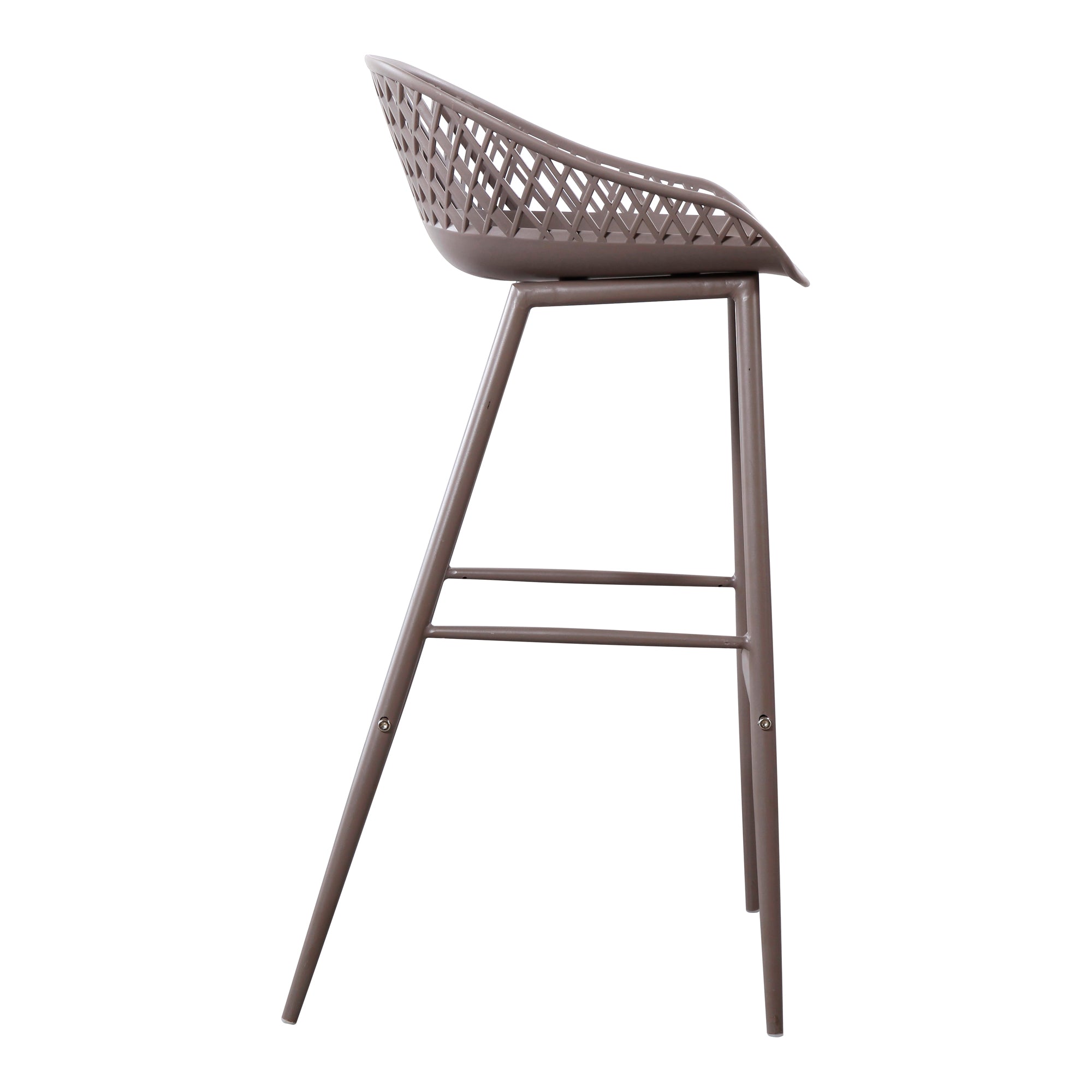 Piazza Outdoor Barstool Grey - Set Of Two