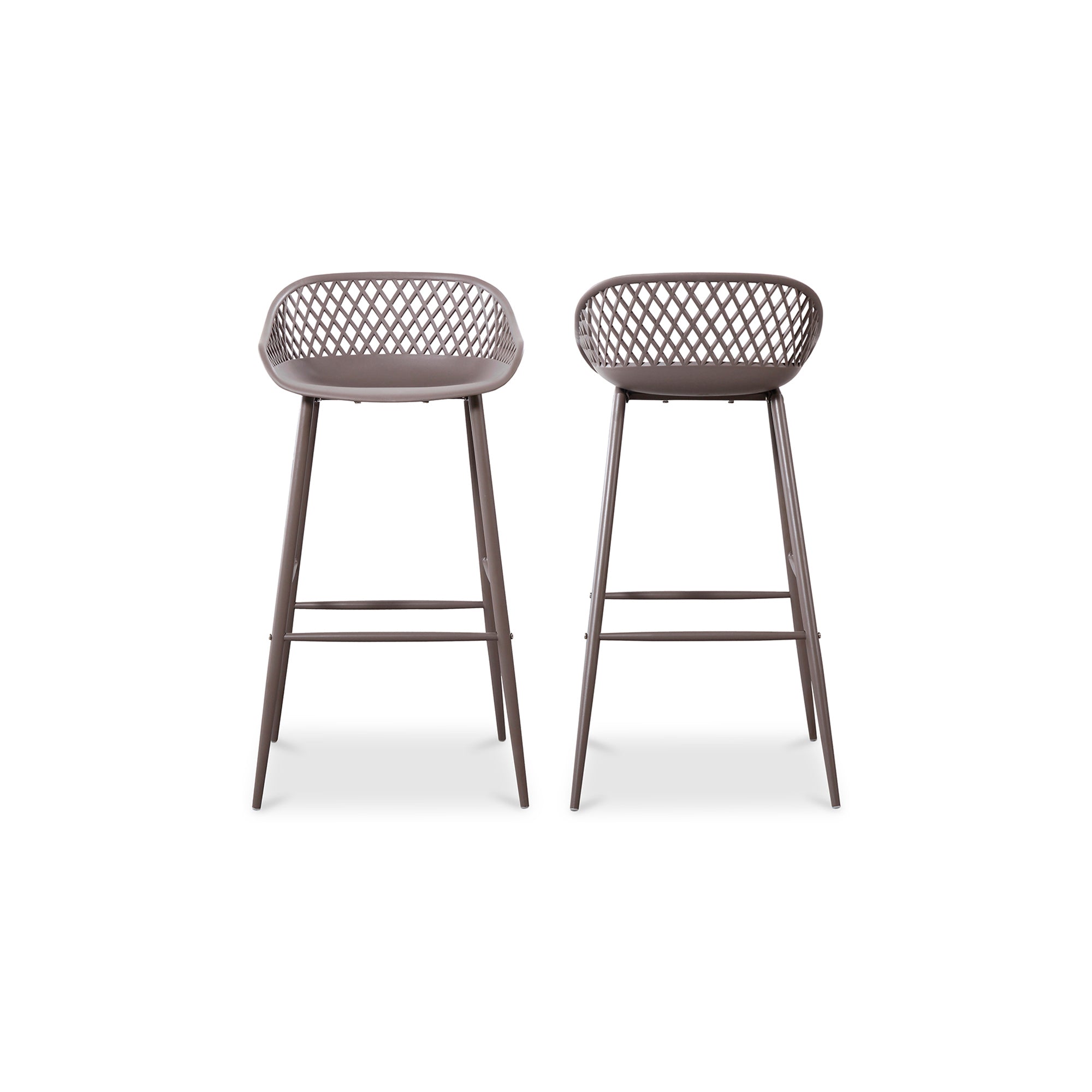 Piazza Outdoor Barstool Grey - Set Of Two