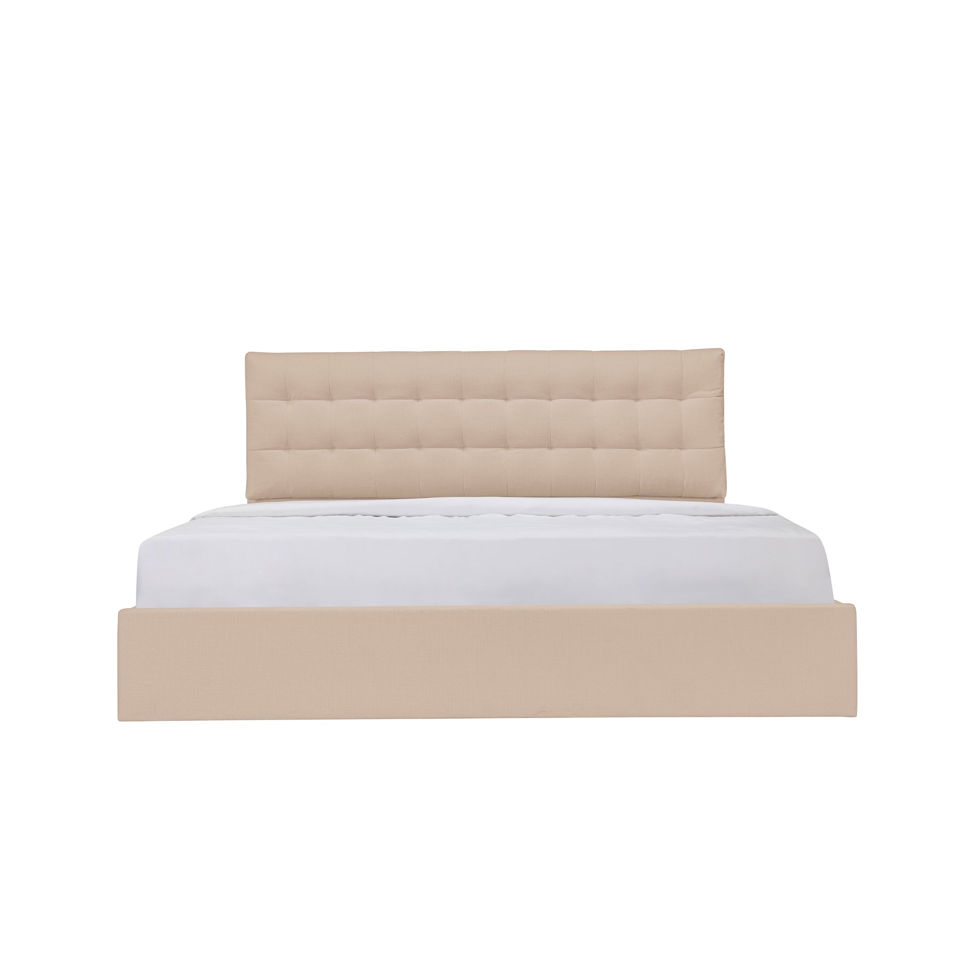 Sebastion King Storage Bed Cream