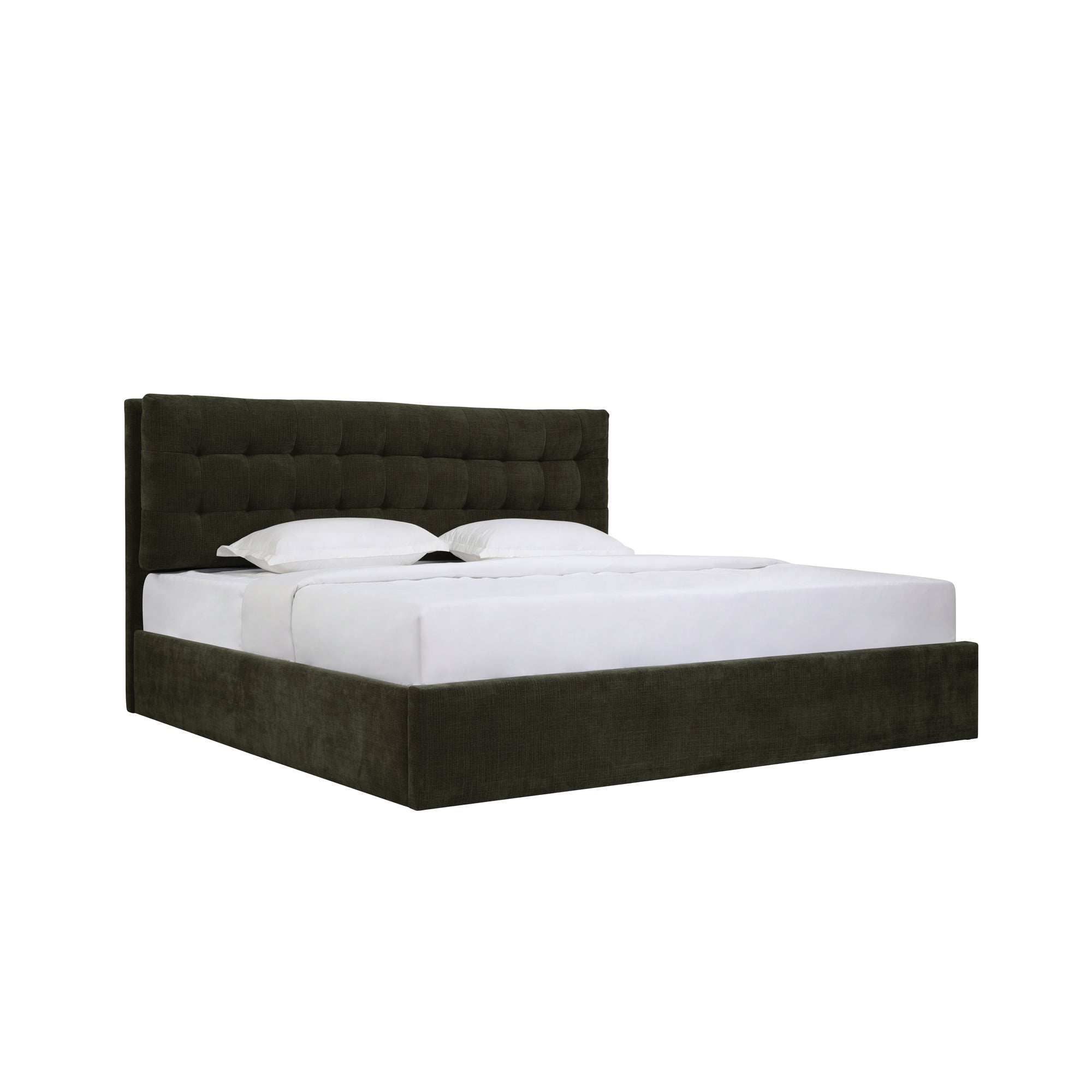 Sebastion Queen Storage Bed Green